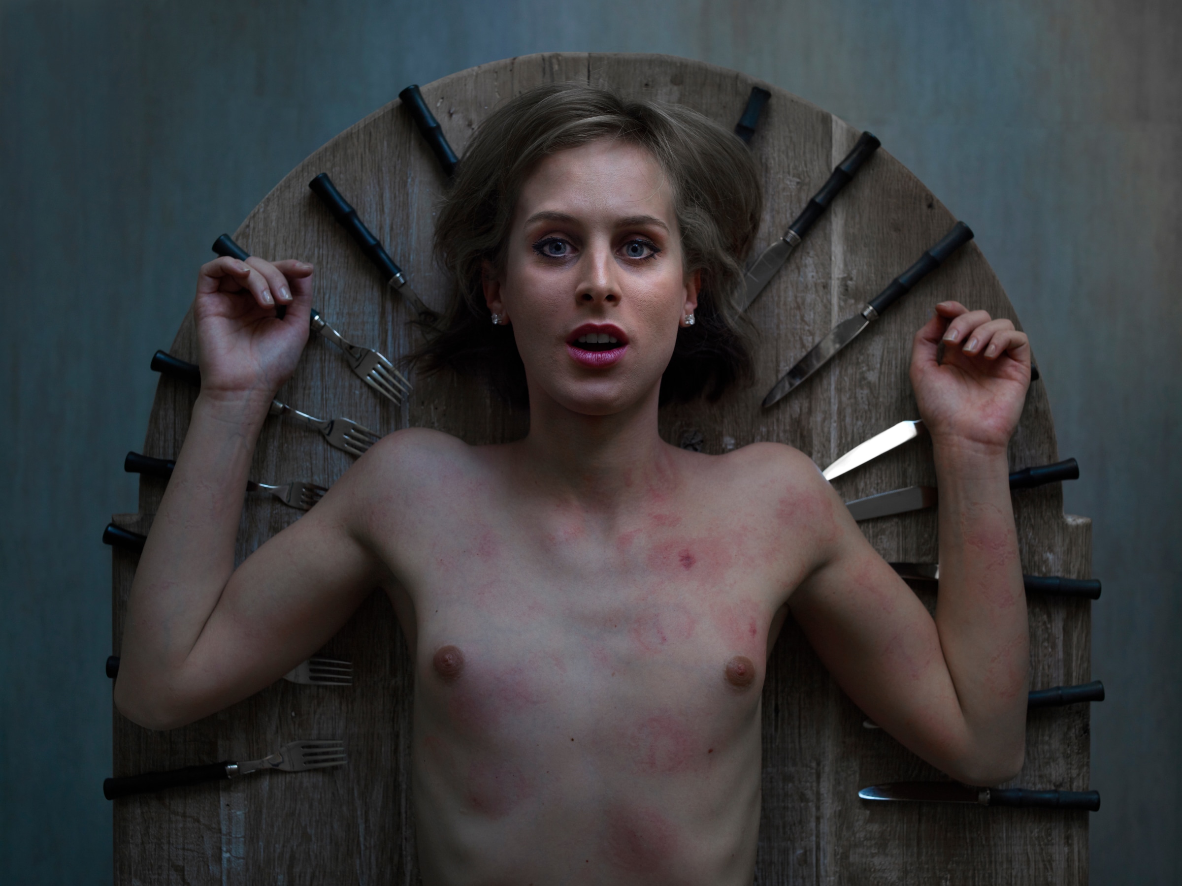 Zackary Drucker, &quot;This is the way I want to remember you,&quot; 2010, Duratrans on LED light box, 37 x 25 inches