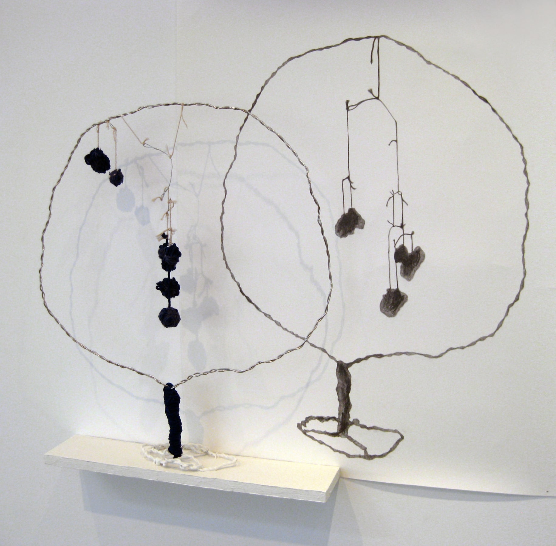 Installation View of Chris Engman, Cody Trepte, Samantha Roth and John Houch: Dualities, Omissions, Loops, and Ruptures