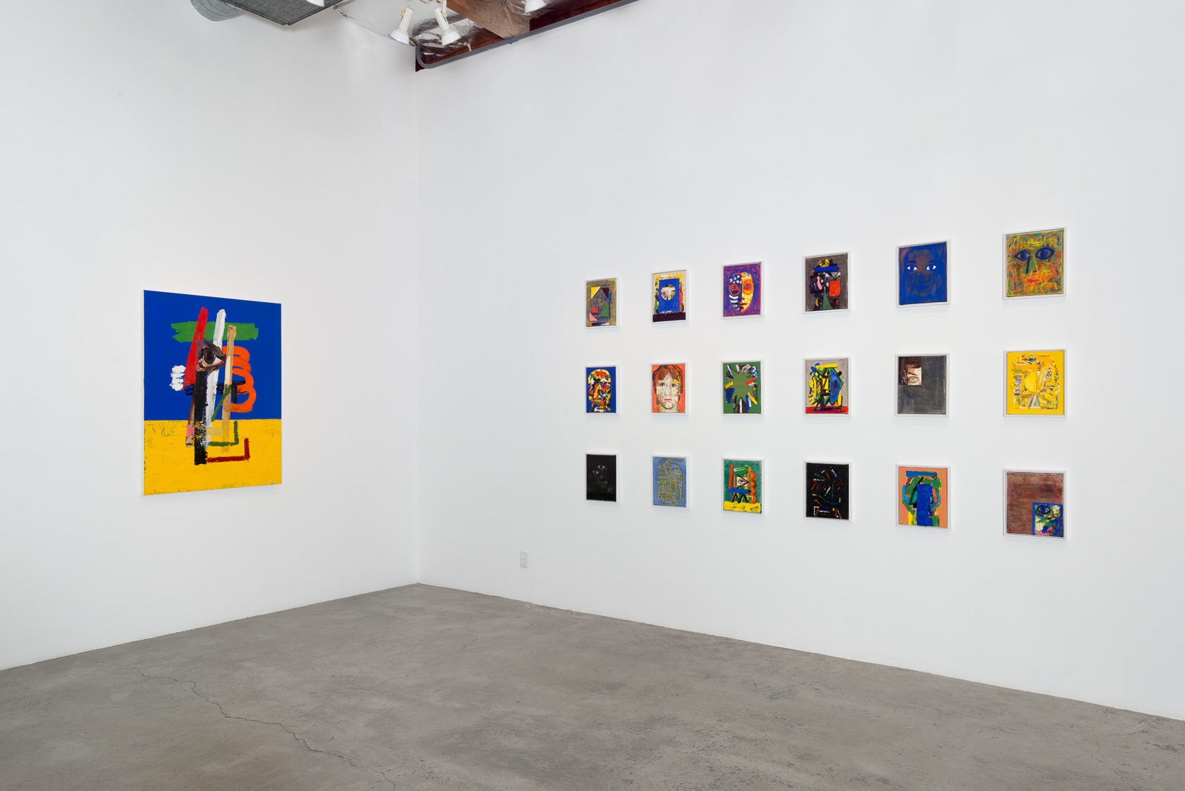 Installation View of Erik Olson: L.A. Paintings