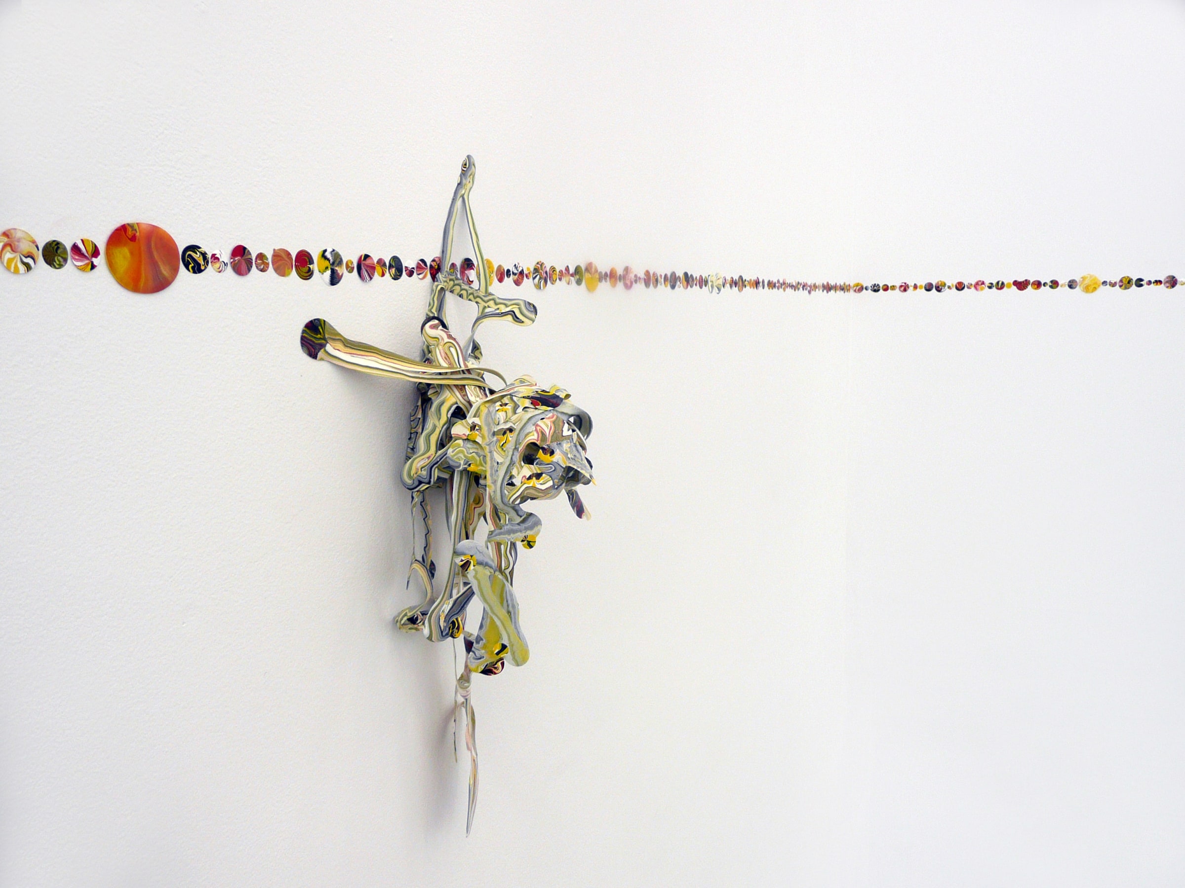 Installation View of Margie Livingston: Paint Objects