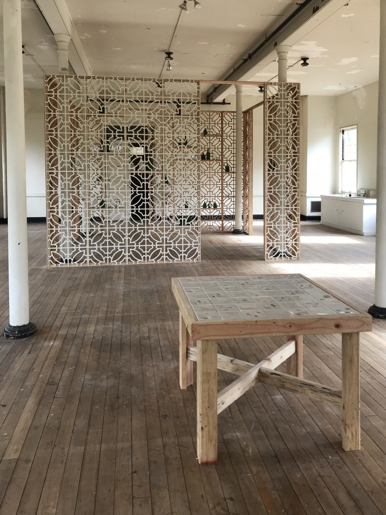 Installation view of 24 Hours at Headland's Project Space