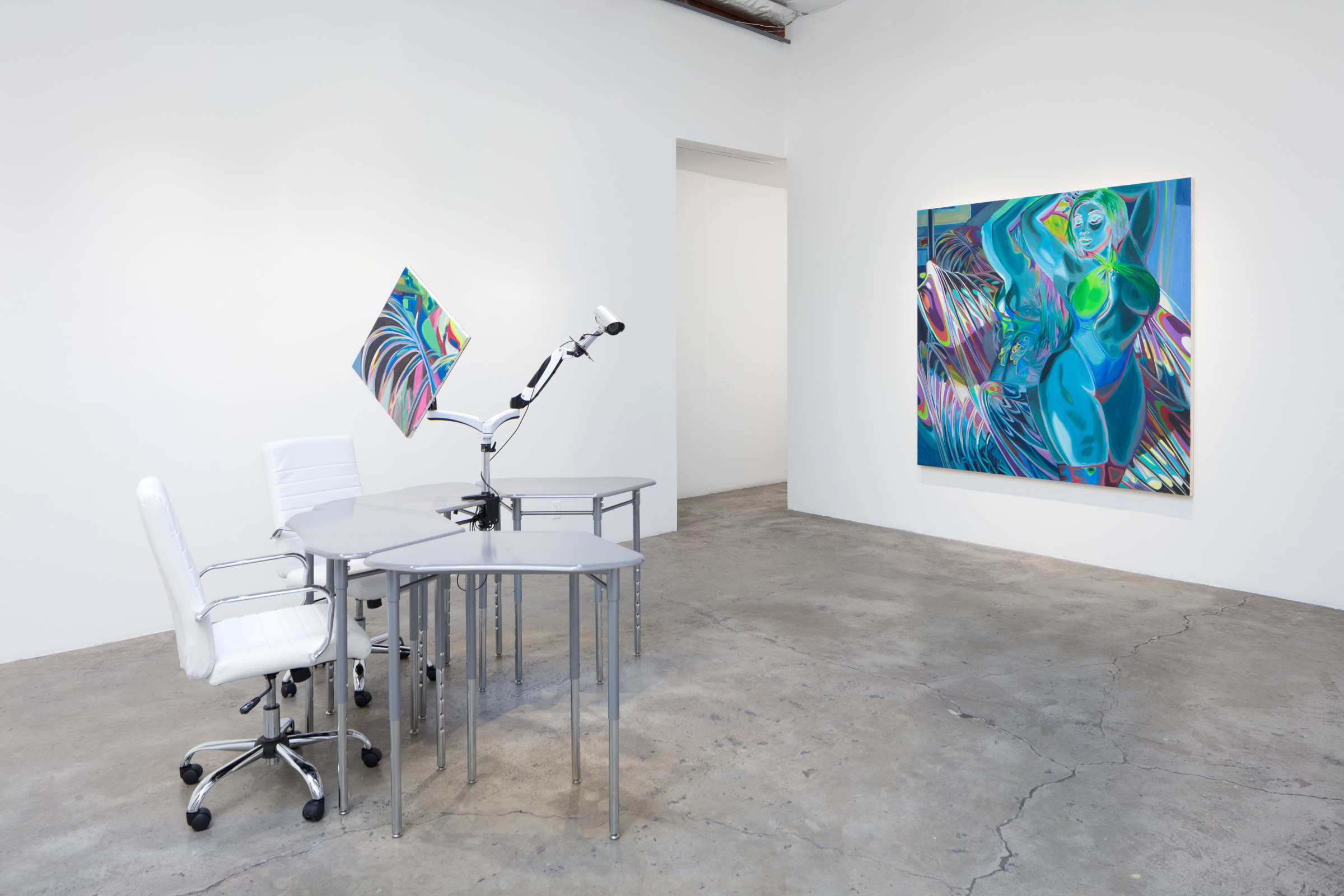 Installation View of Caitlin Cherry: Threadripper