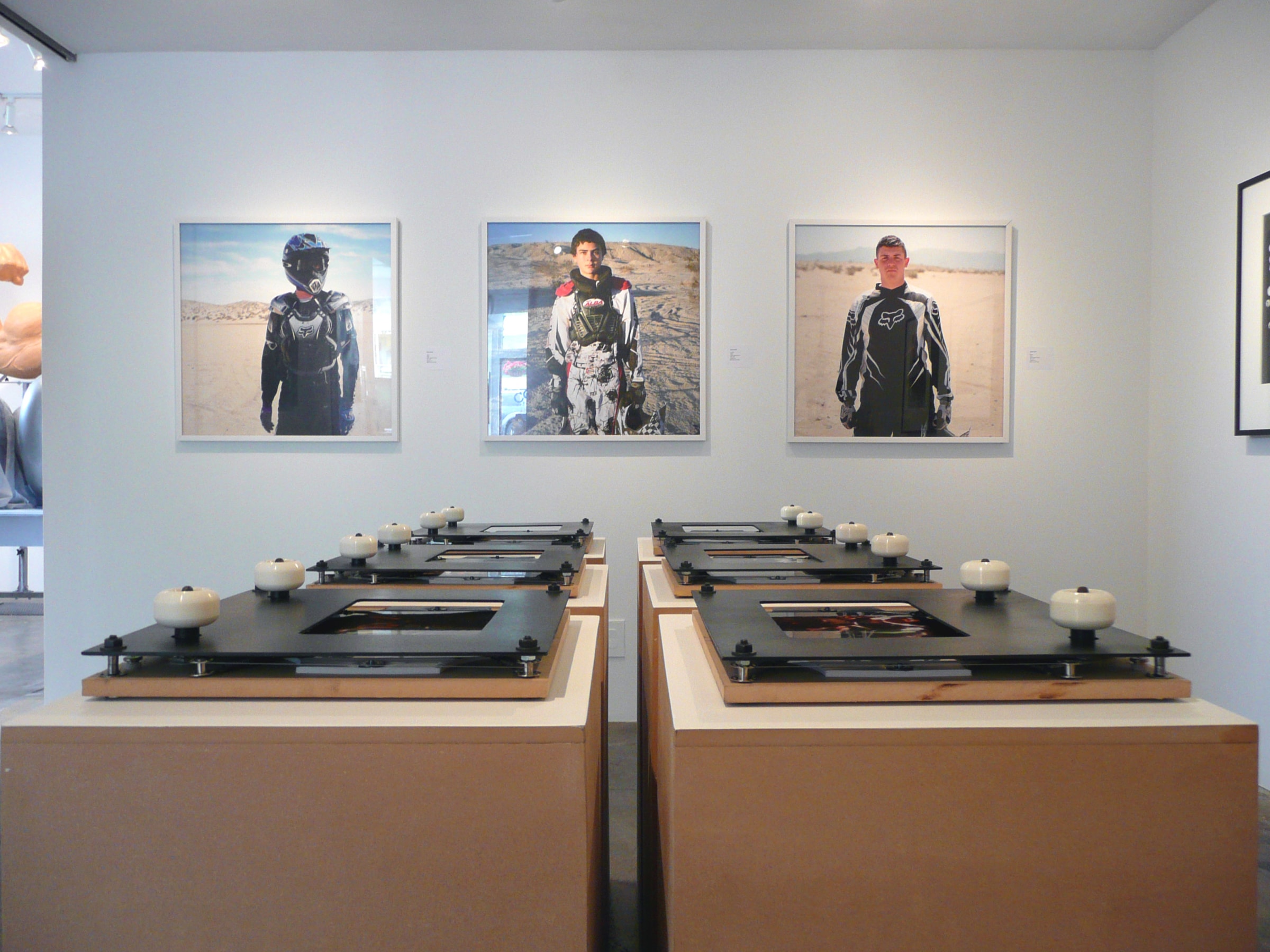 Installation View of COCKED! The Possessed Male: Object of Desire