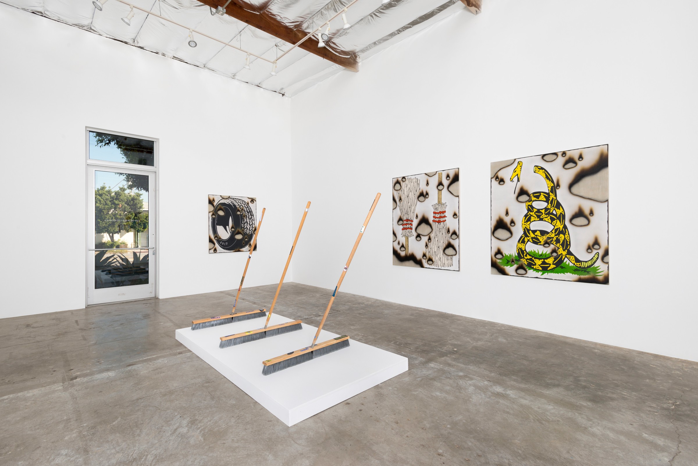 Installation View of Josh Reames: Don't Cross Streams While Trading Horses