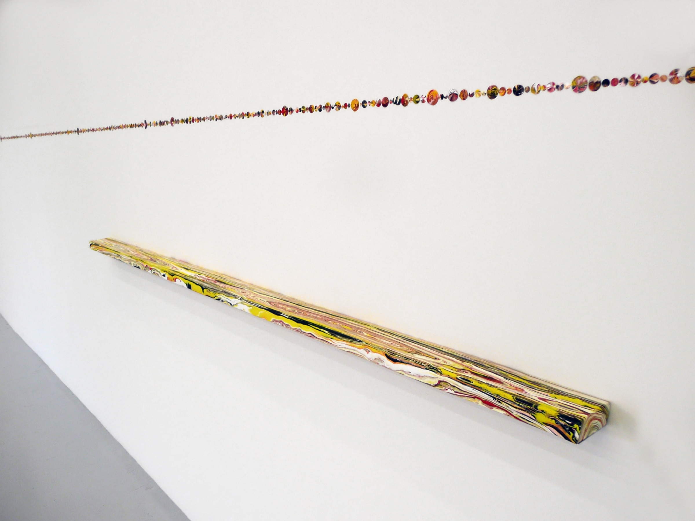 Installation View of Margie Livingston: Paint Objects