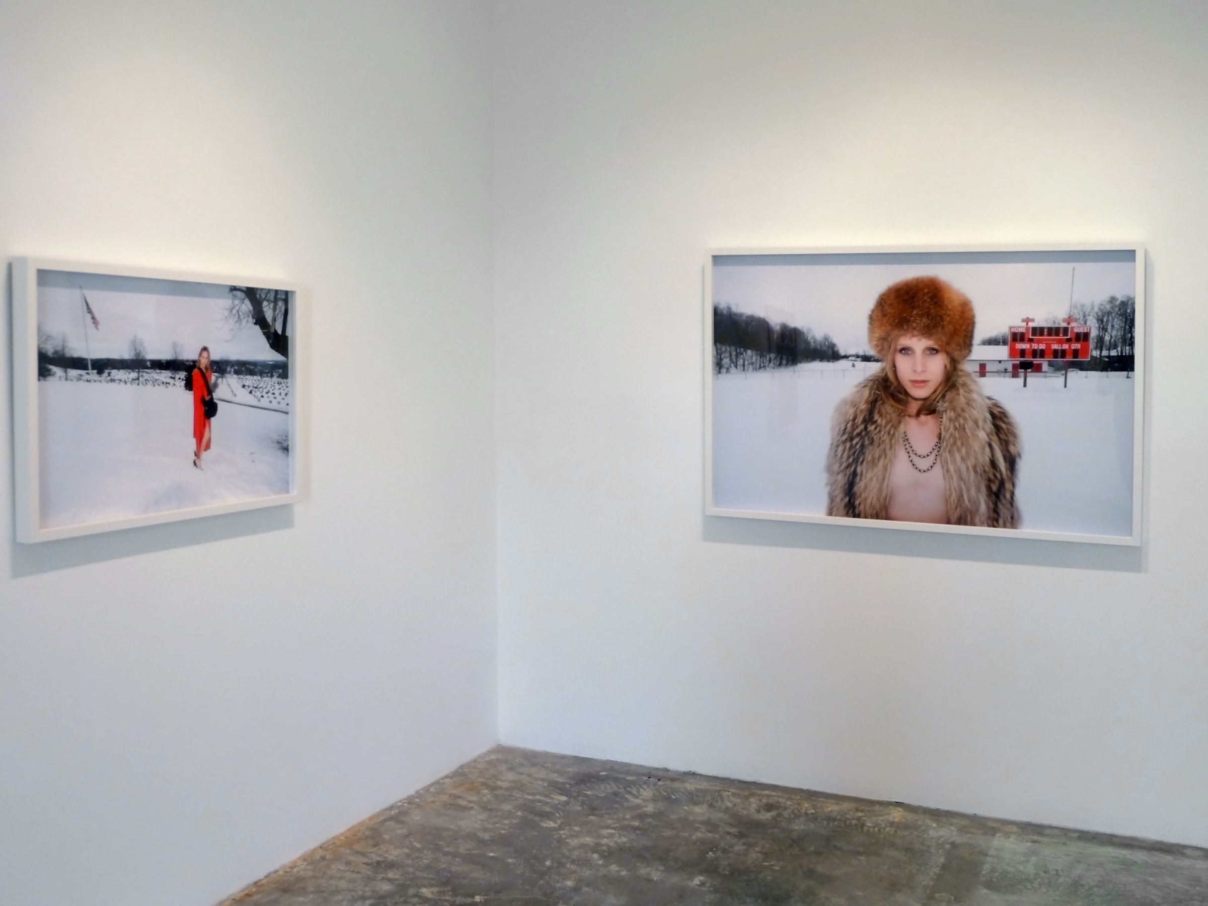 Installation View of Zackary Drucker and Amos Mac: Distance is where your heart is, home is where you hang your heart​