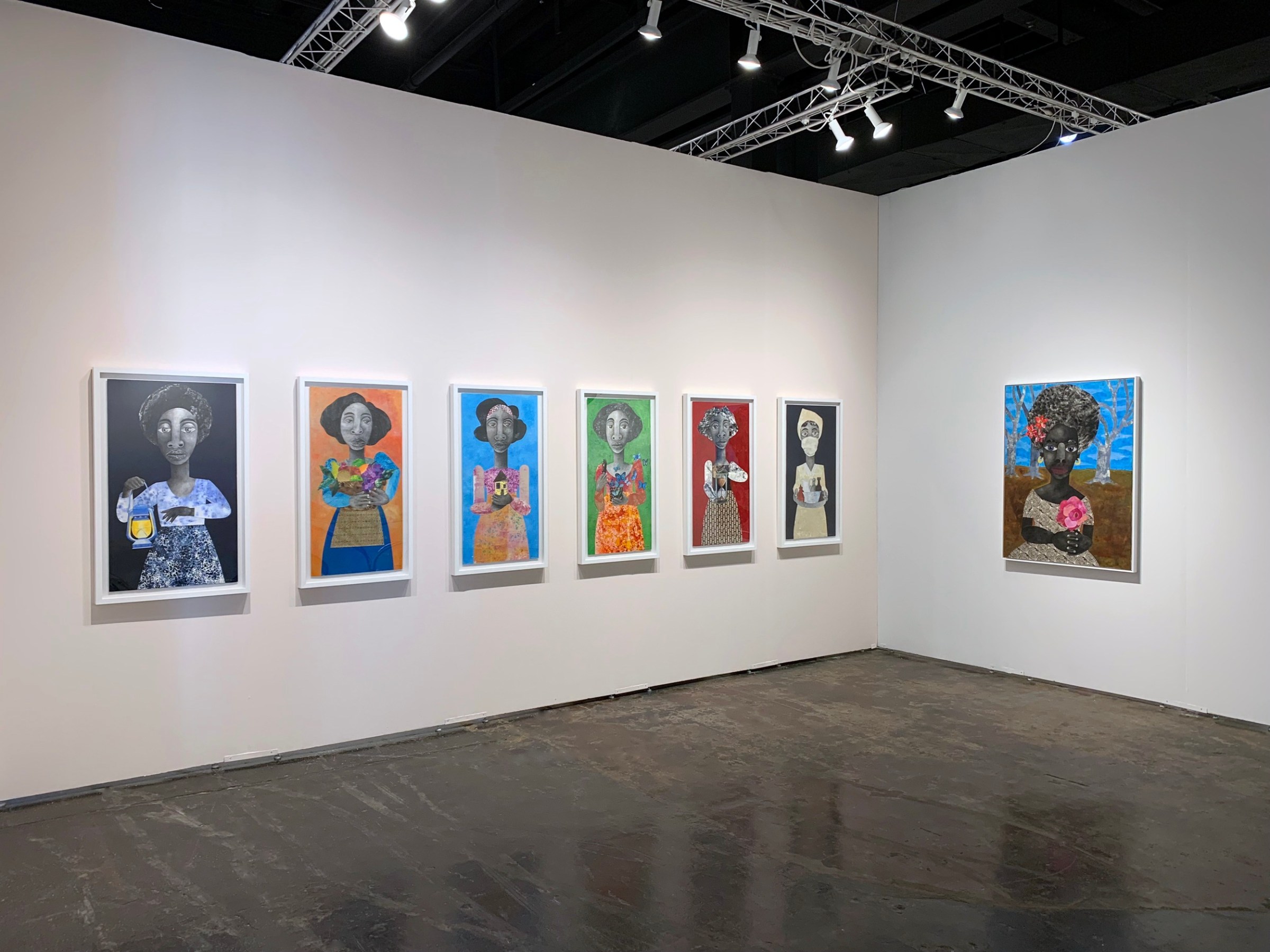 Installation View 2 of Evita Tezeno at NADA Miami