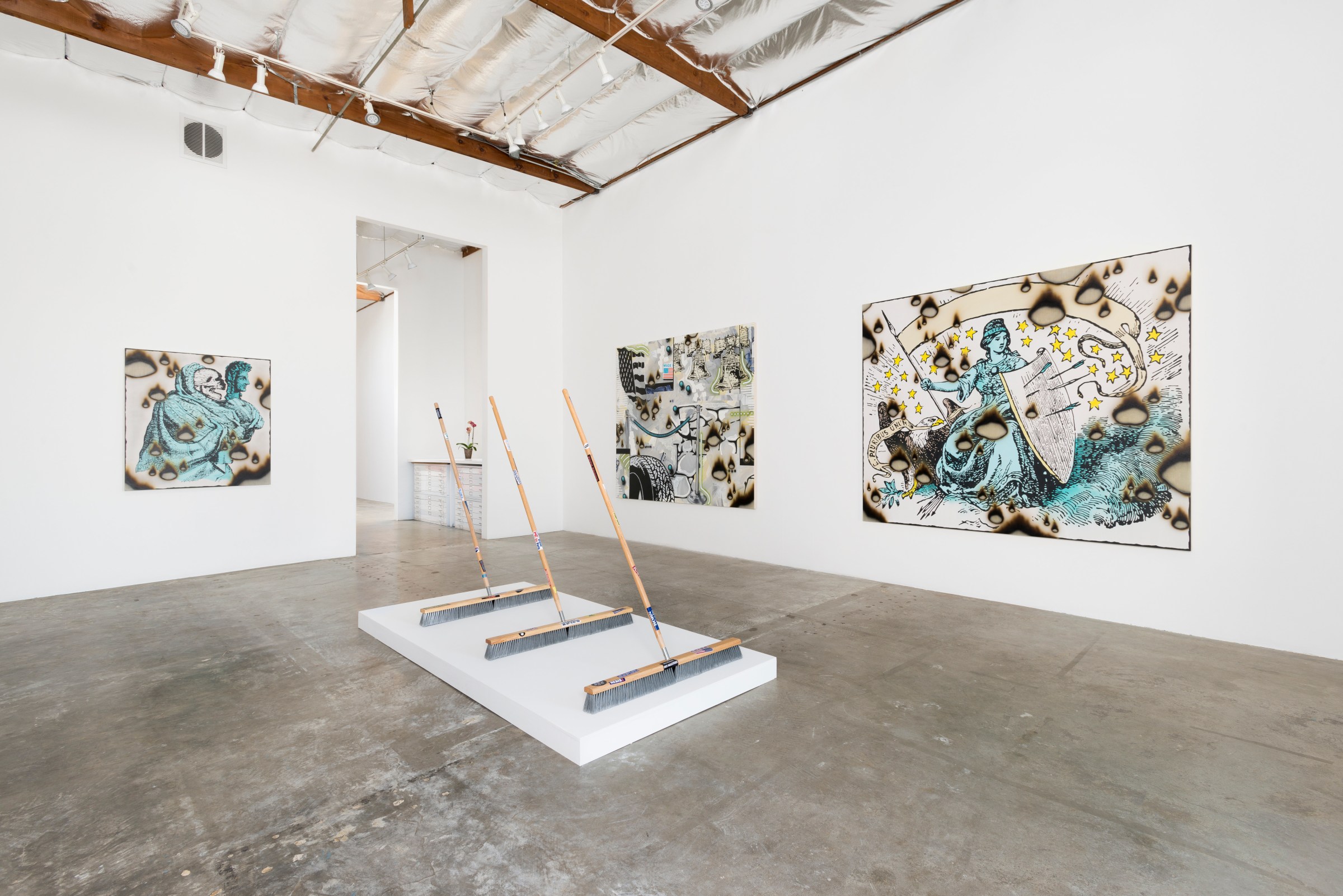 Installation View of Josh Reames: Don't Cross Streams While Trading Horses