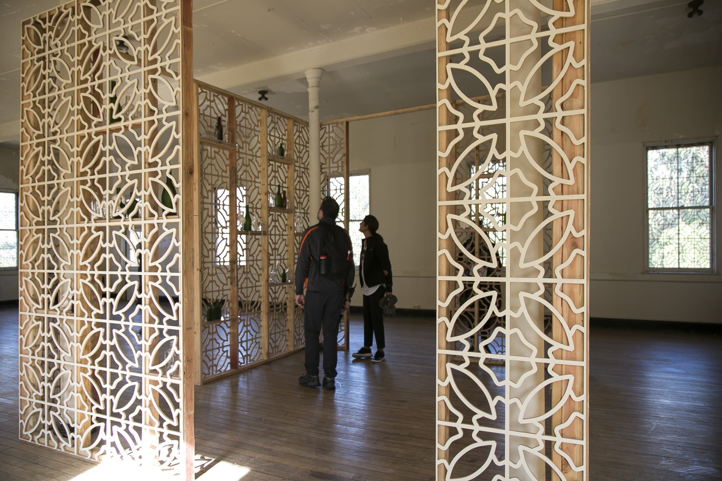 Installation view of 24 Hours at Headland's Project Space