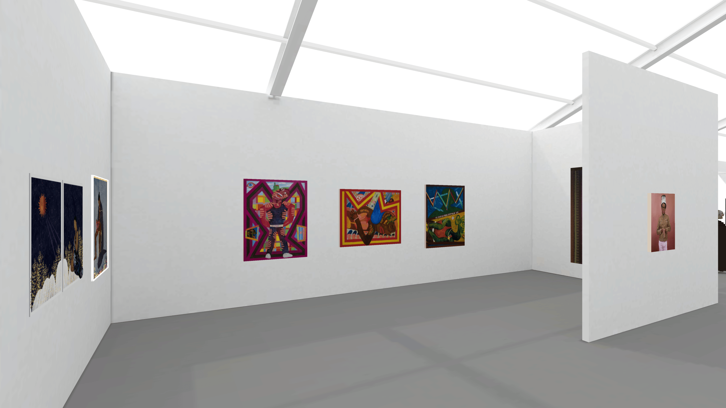 Installation View of Untitled Online Booth