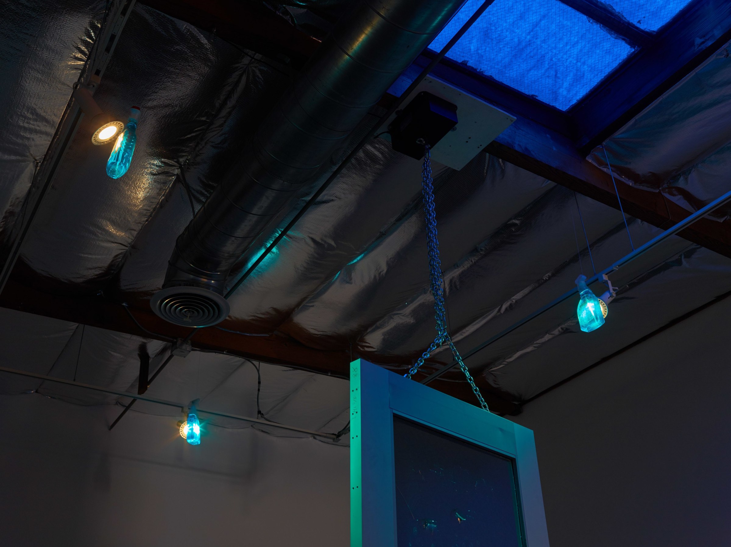 Installation View of Josh Reames and Jose Lerma: He Hath Founded It Upon The Seas Monument To Wilson and Kelling