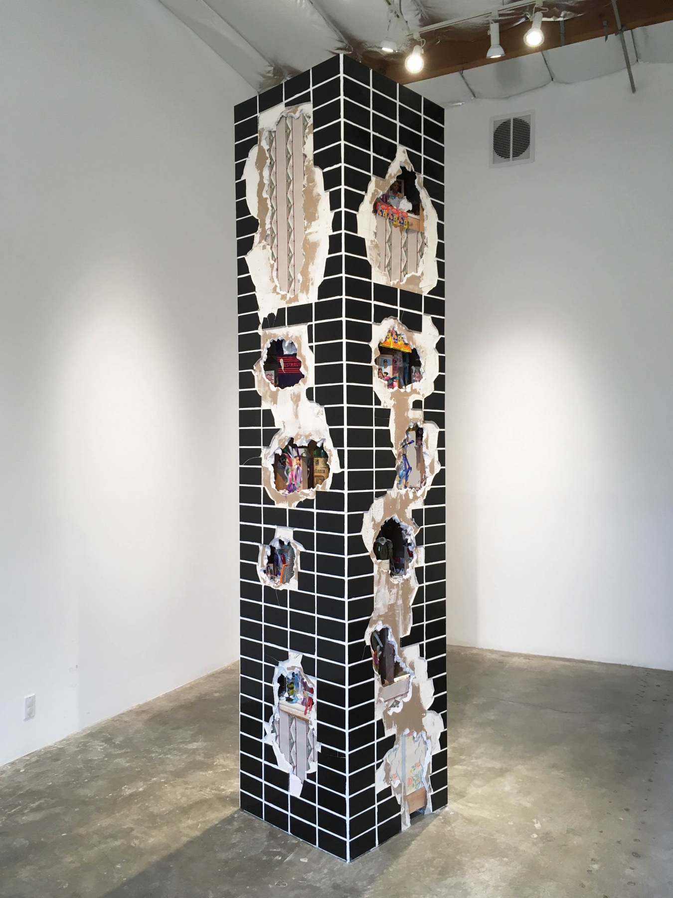 Installation View of Bryan Zanisnik: Skull Crusher 1964