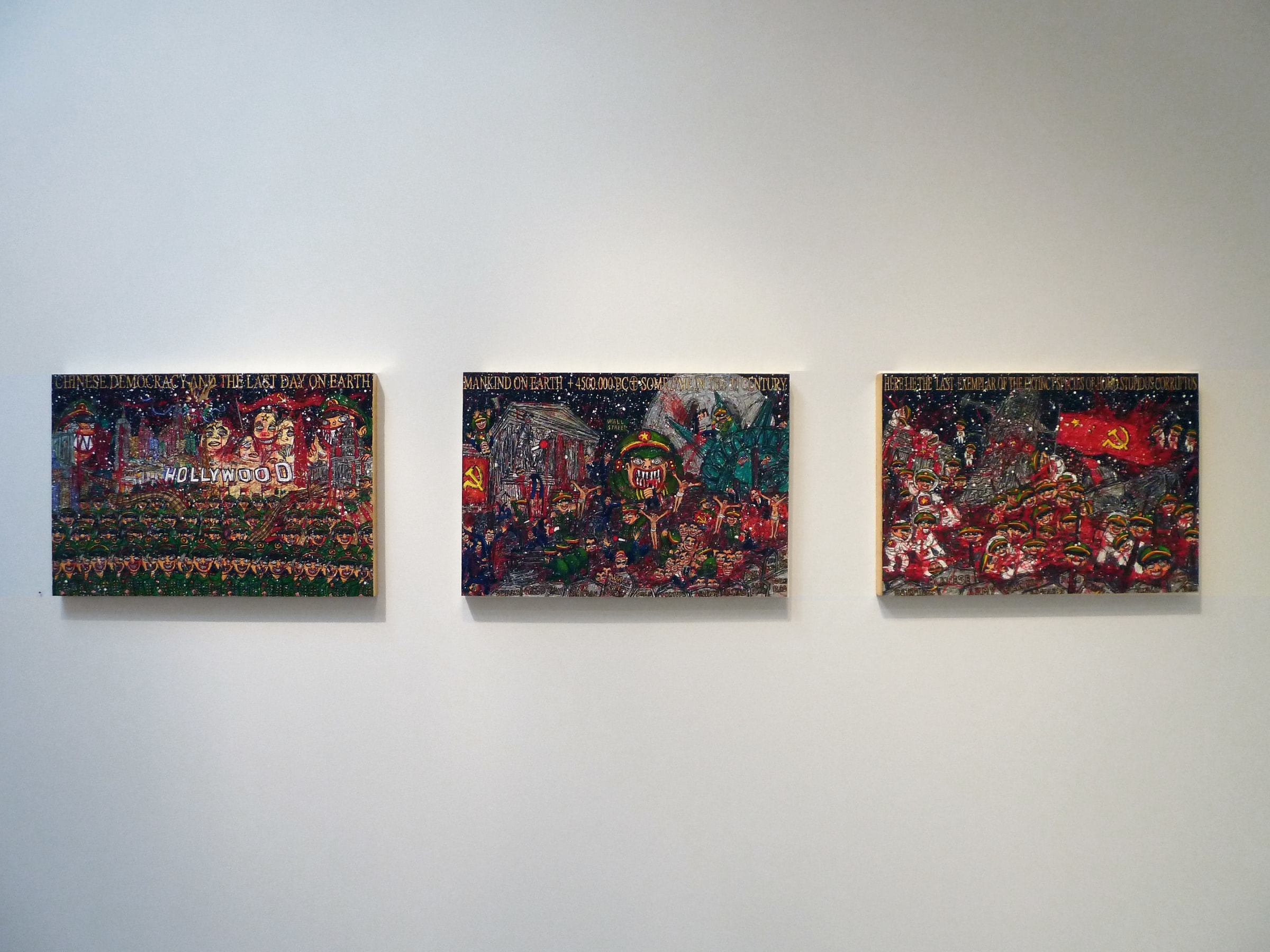 Exhibition View of Federico Solmi: Chinese Democracy