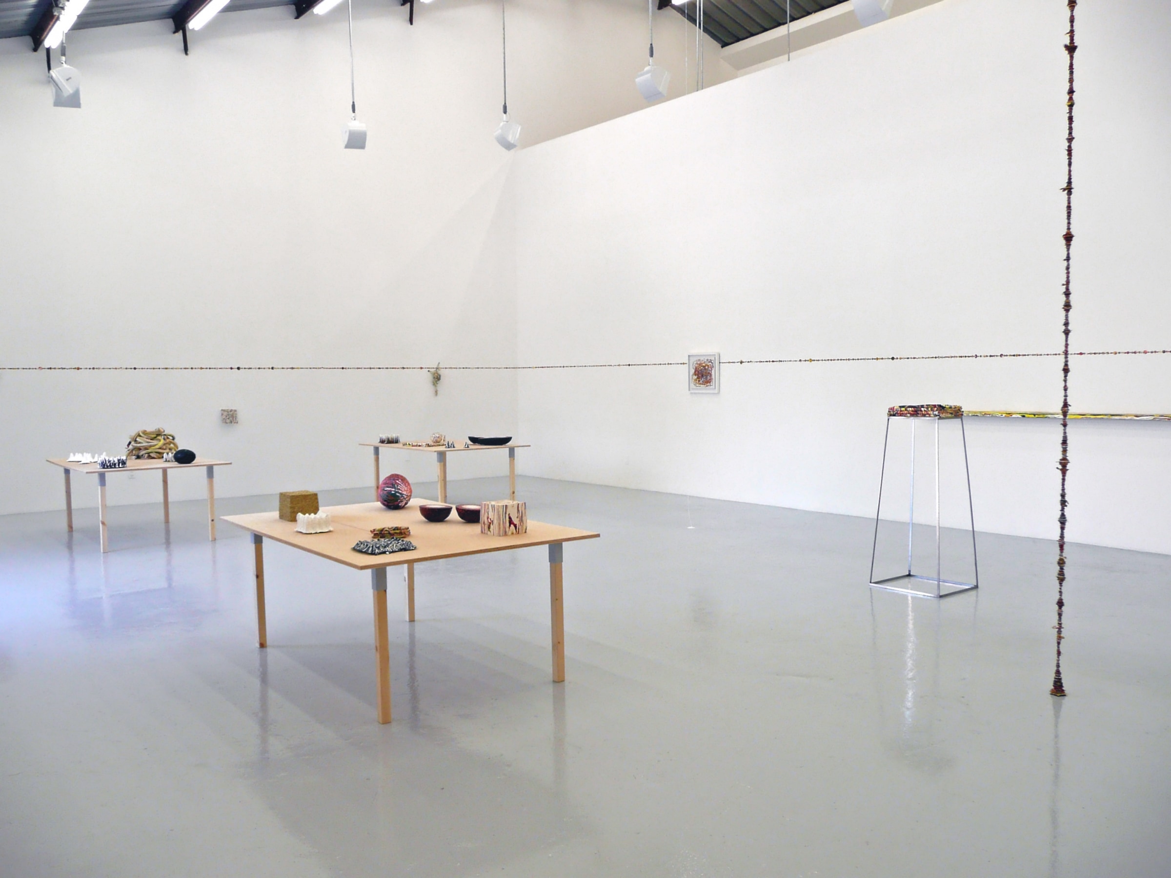 Installation View of Margie Livingston: Paint Objects