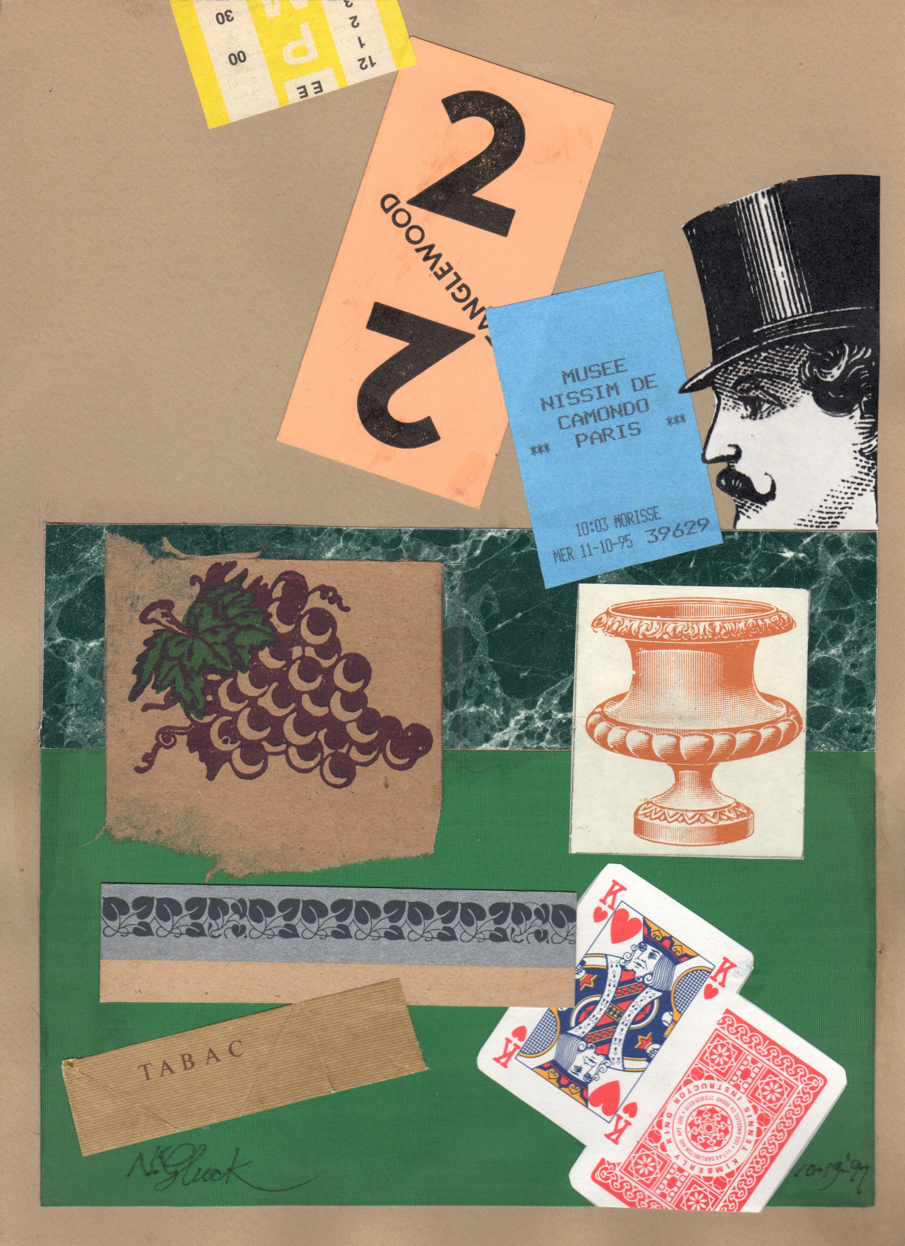 Nathan Gluck Bonjour Braque, October 19, 1997