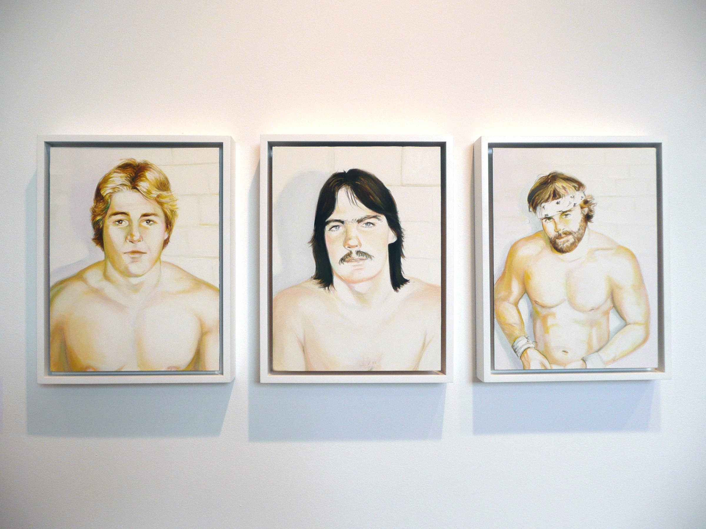 Installation View of COCKED! The Possessed Male: Object of Desire