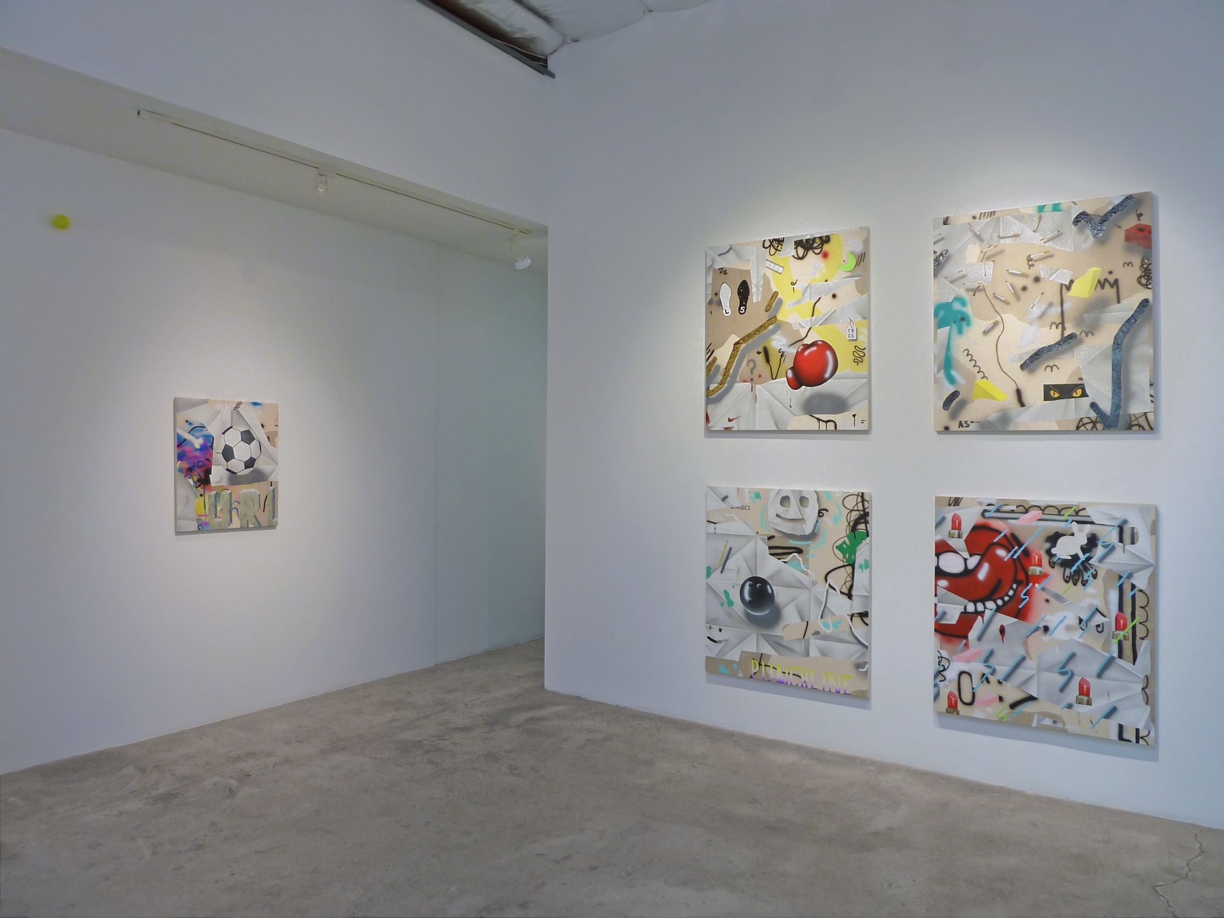 Installation View of Josh Reames: #PAINTING