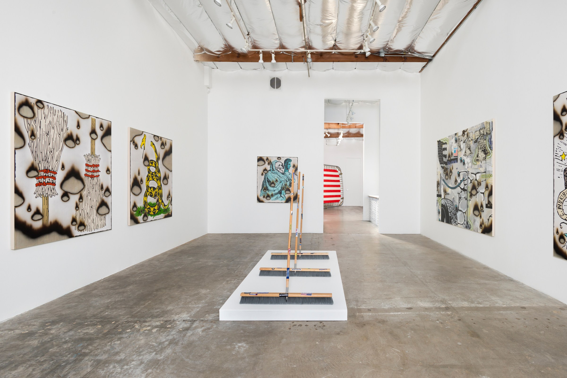 Installation View of Josh Reames: Don't Cross Streams While Trading Horses