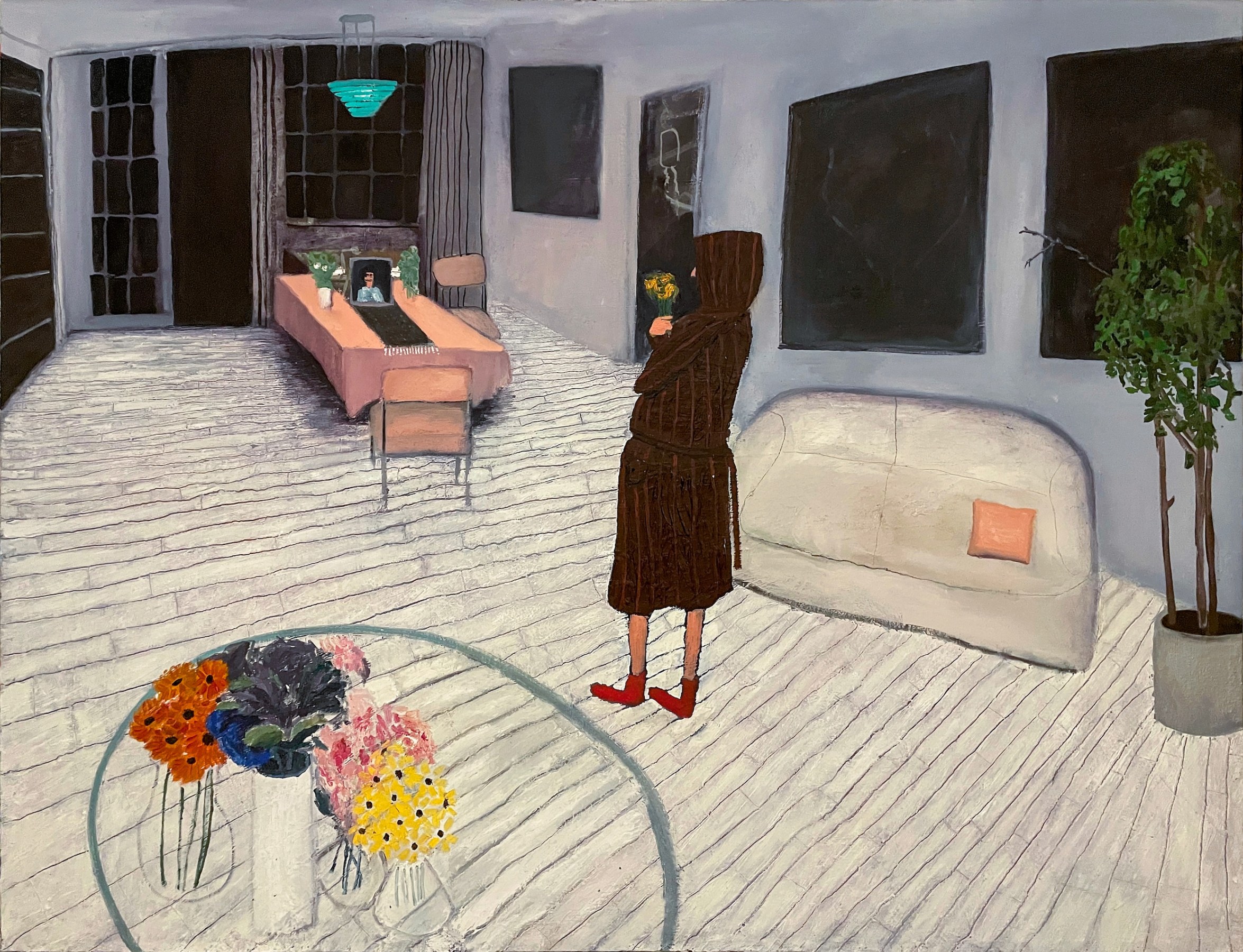 Installation views of Here and Now: Recent Acquisitions, University of Maryland Art Gallery