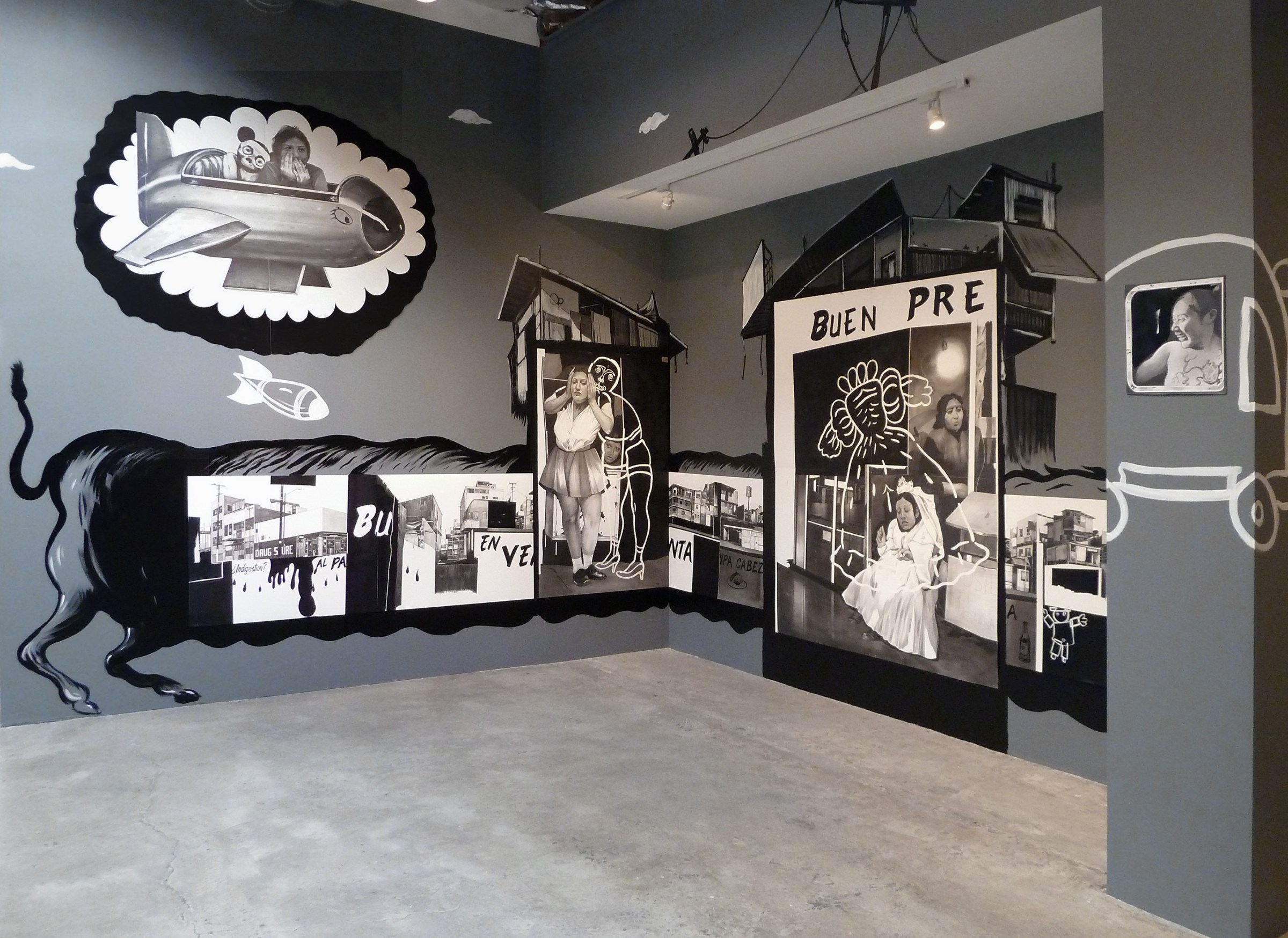 Installation View of Hugo Crosthwaite: Tijuanerias