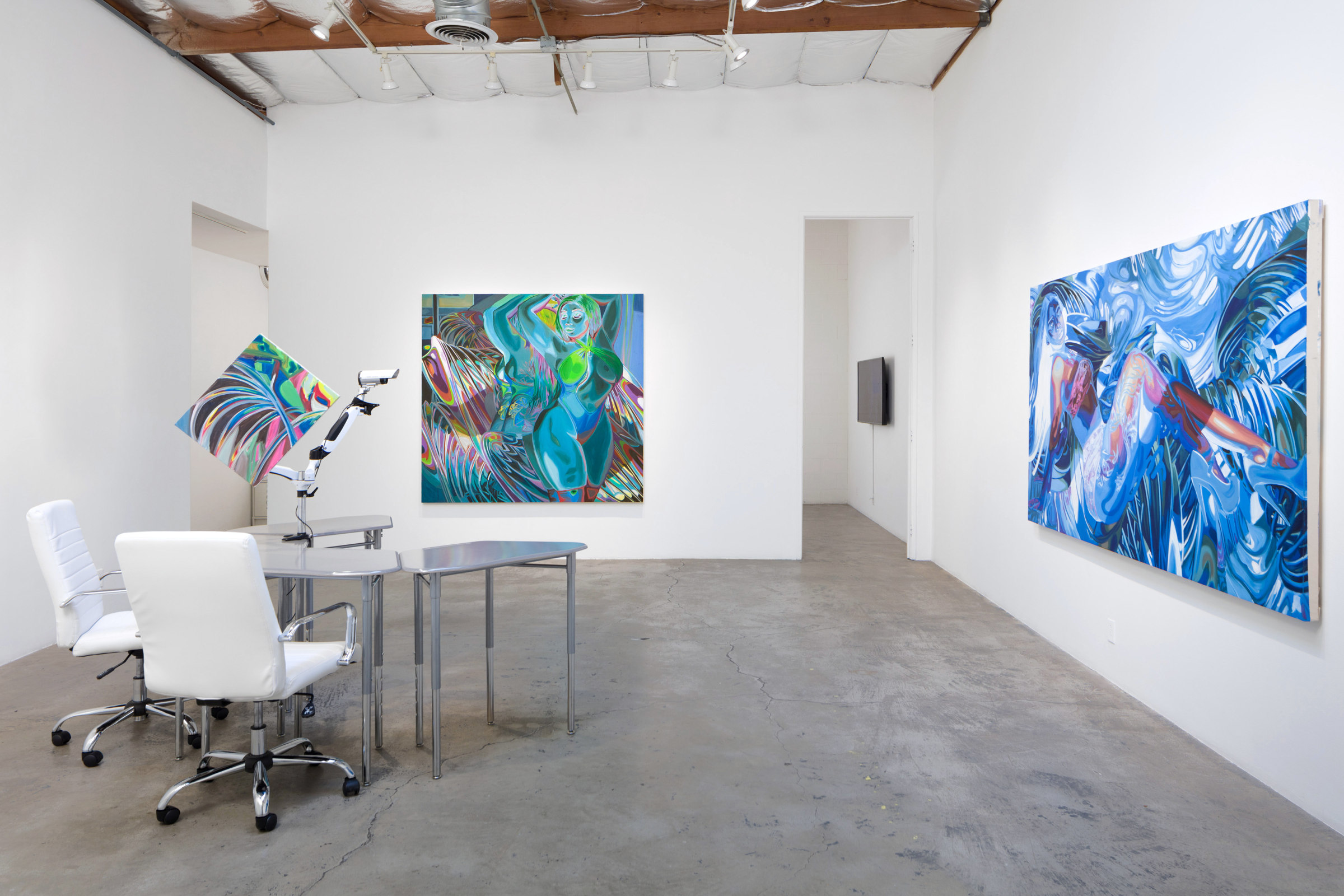 Installation View of Caitlin Cherry: Threadripper