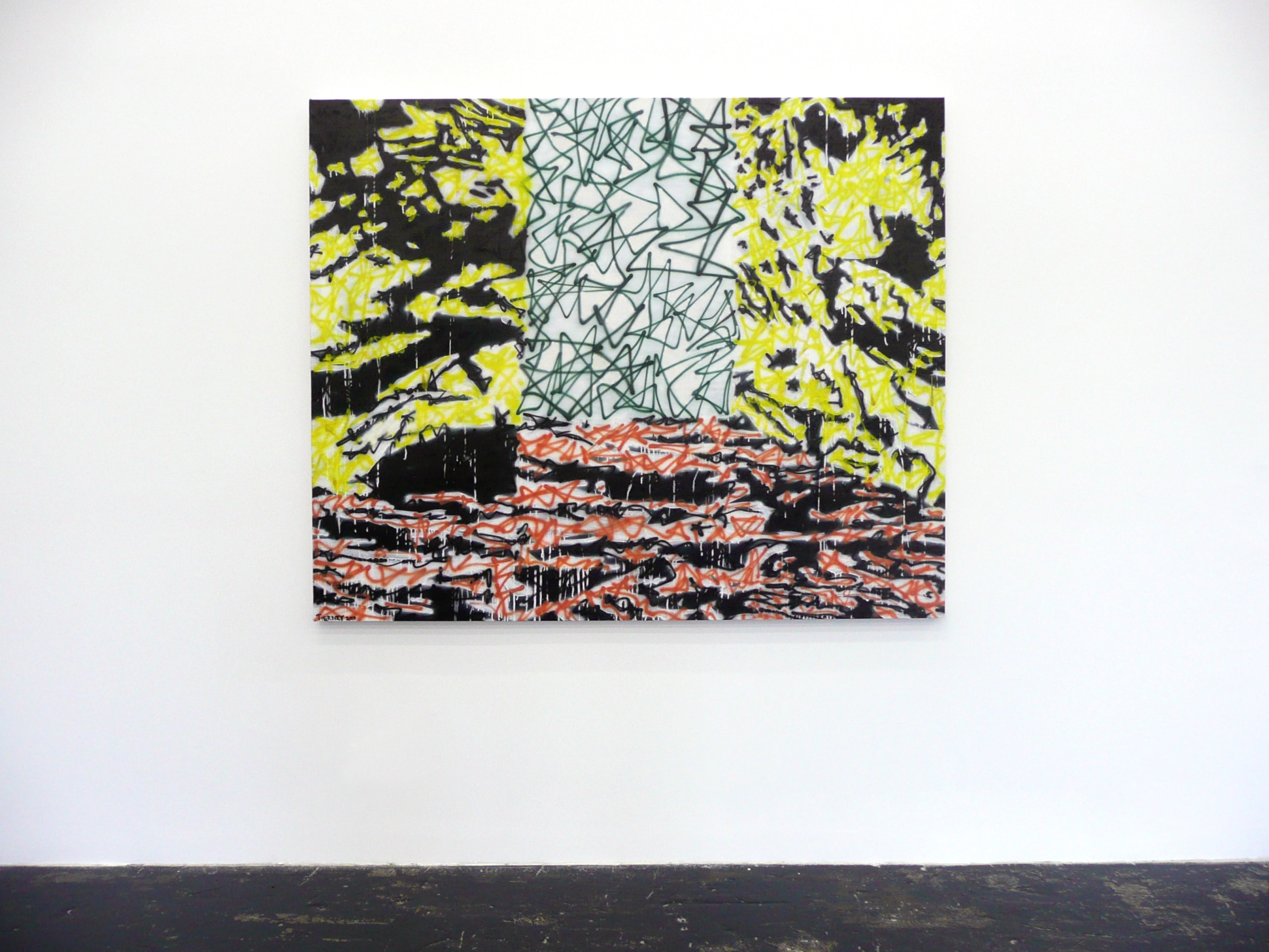 Installation View of Daniel Tierney: The best made plans are laid in ruin