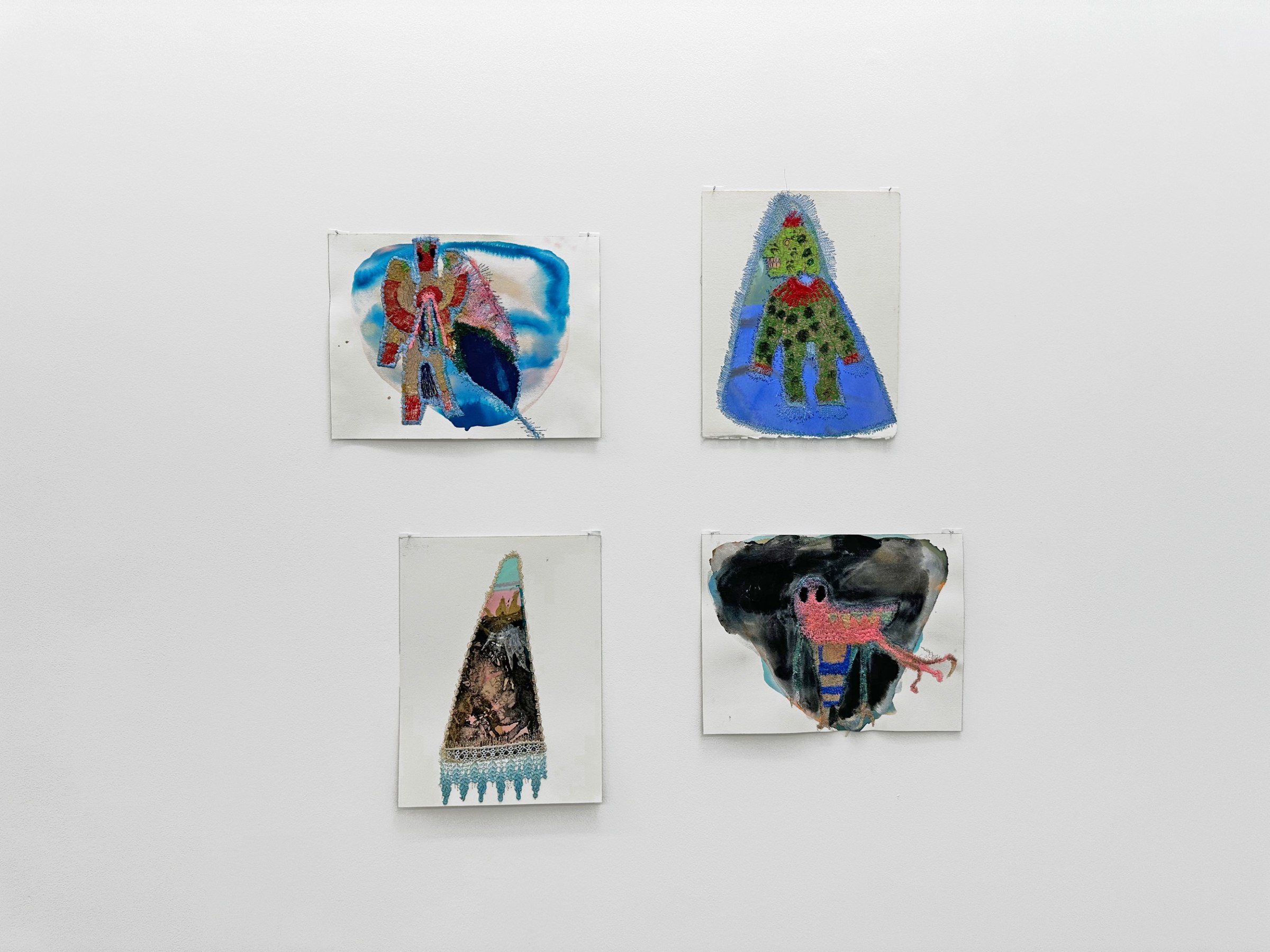 Installation view of GRISELDA ROSAS: Donde pas&oacute; antes (Where it happened before), on view from January 13 to February 17, 2024