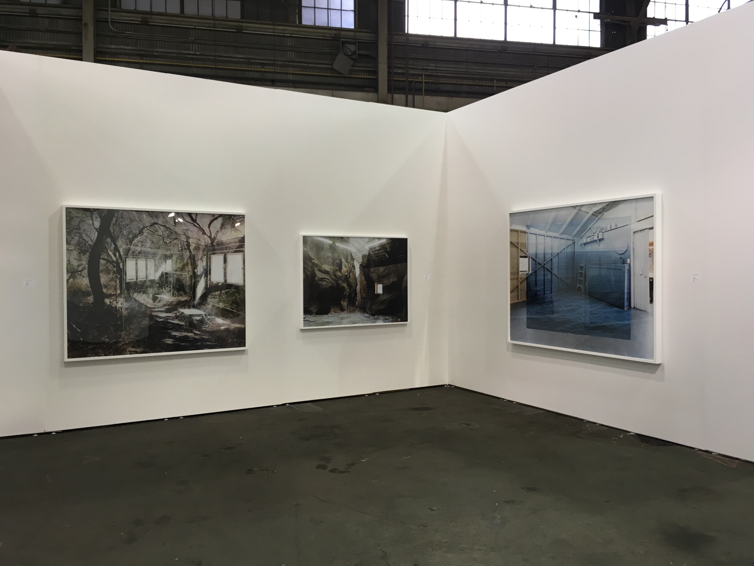 Installation view of Luis De Jesus Los Angeles at UNTITLED SF 2017&nbsp;featuring Chris Engman.