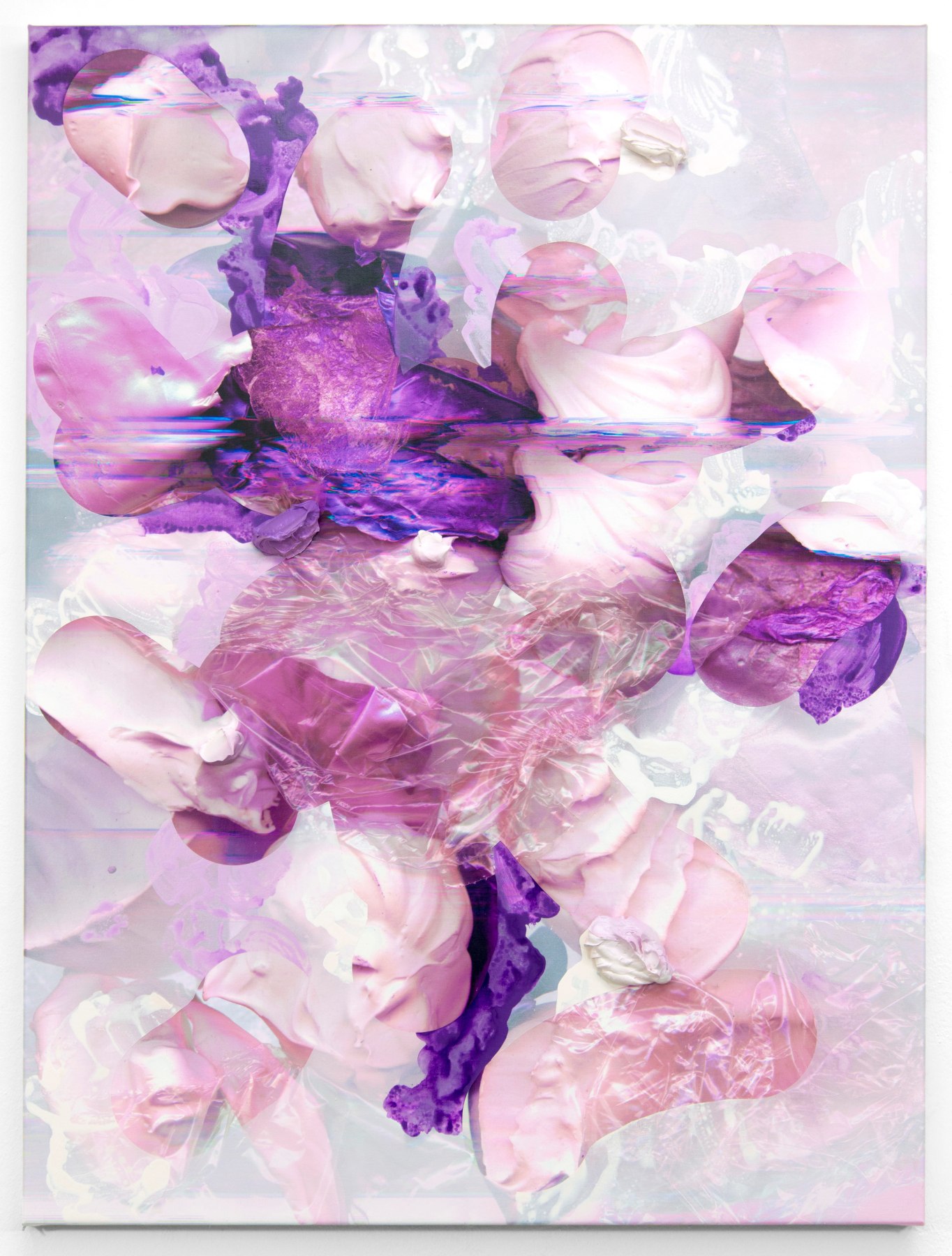 Andr&eacute; Hemer Deep Surfacing #9, 2016 Acrylic and pigment on canvas  47.2 x 35.4 in.