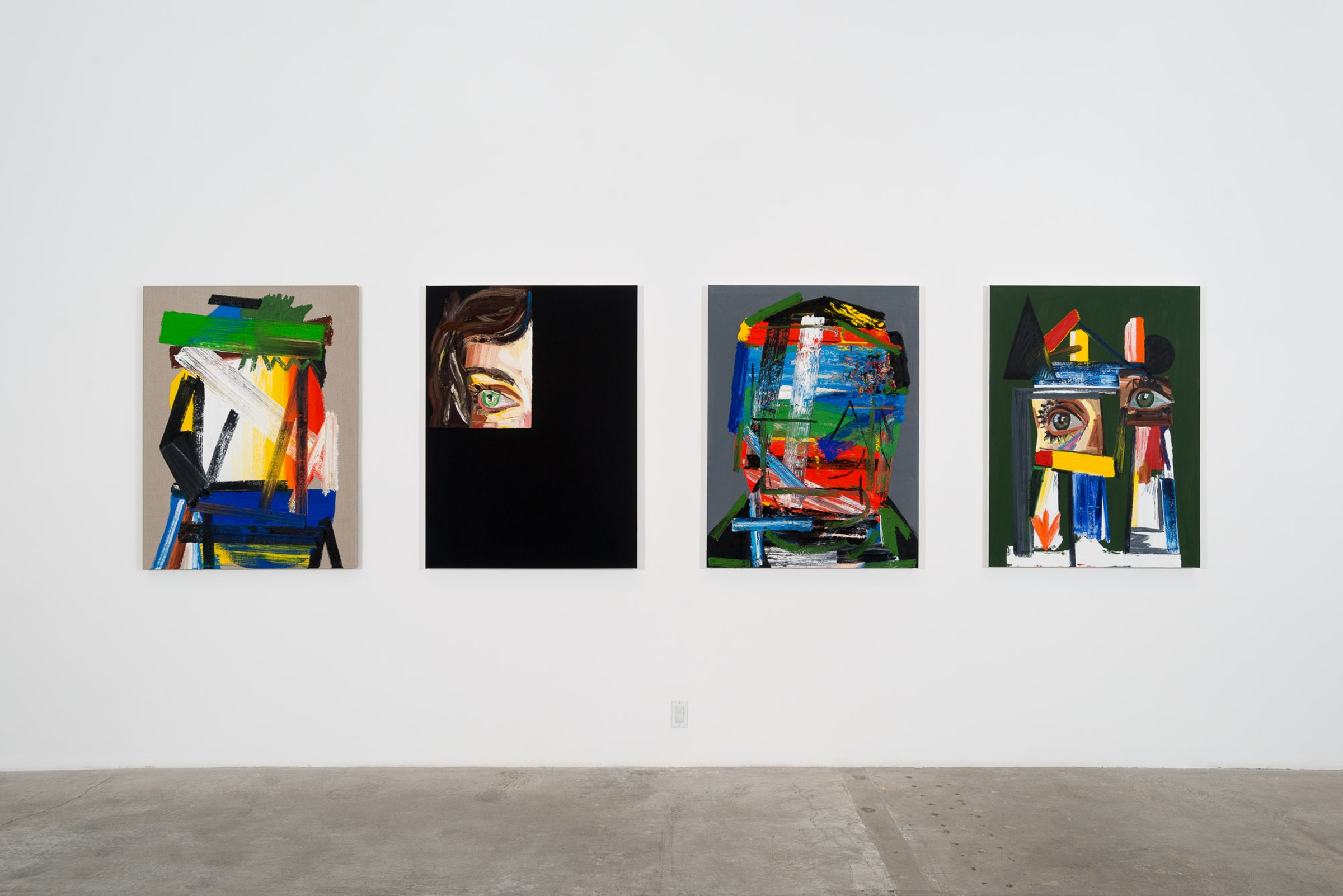 Installation View of Erik Olson: L.A. Paintings