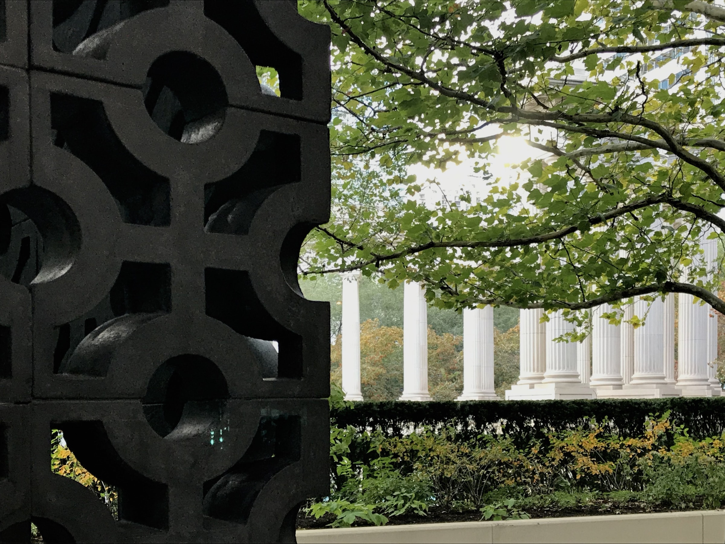 Installation view of Screenhouse​