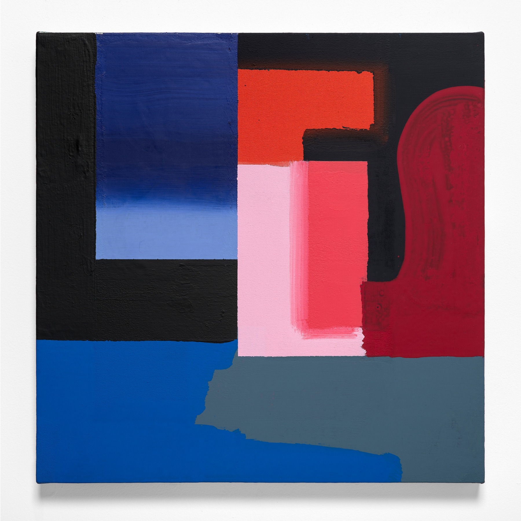 Michael Kindred Knight, Ballard, 2022, Acrylic on canvas, 18 x 18 in.