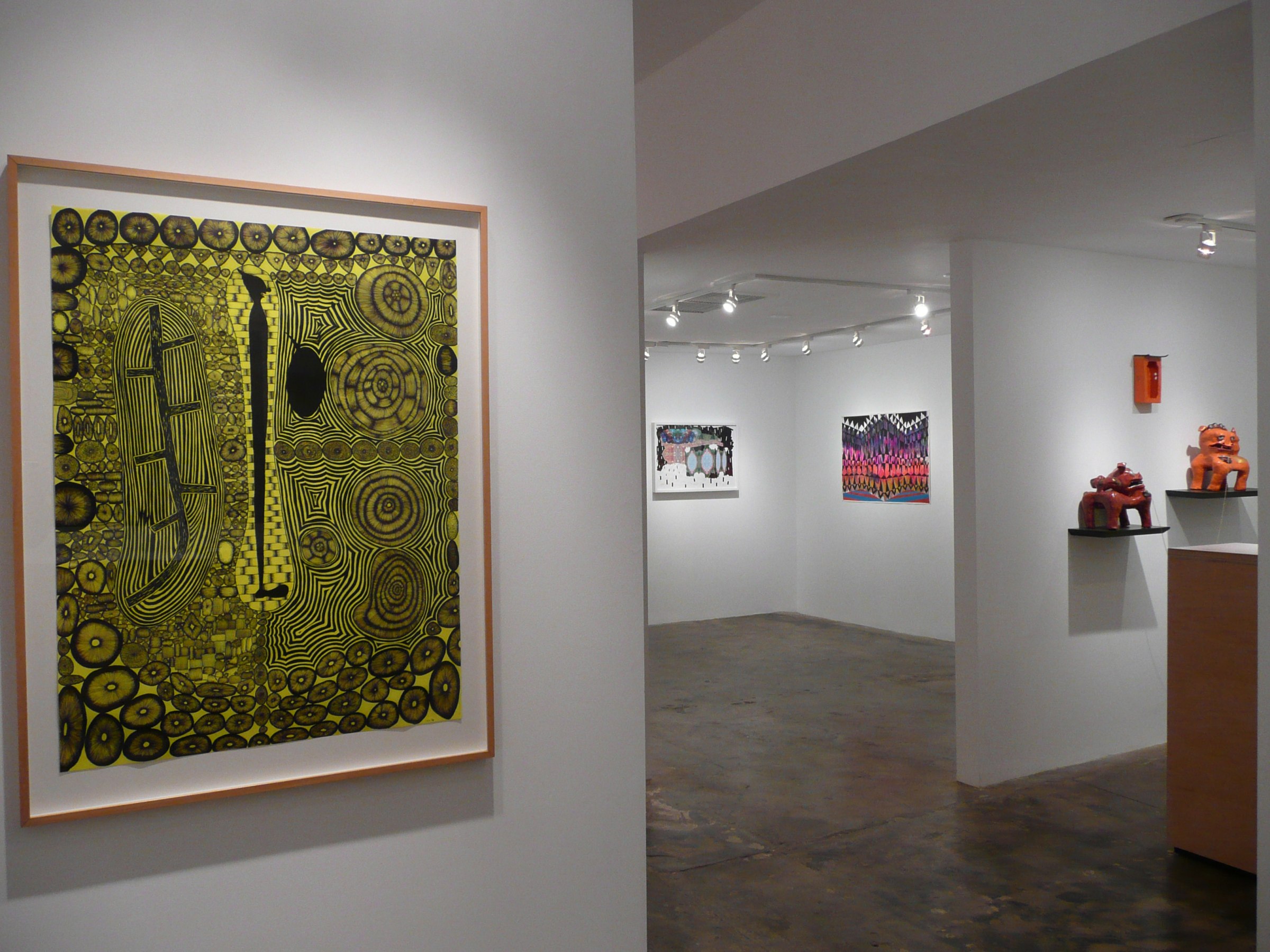 Installation View of Group Show: United States of Color vs. Grand Theft Auto