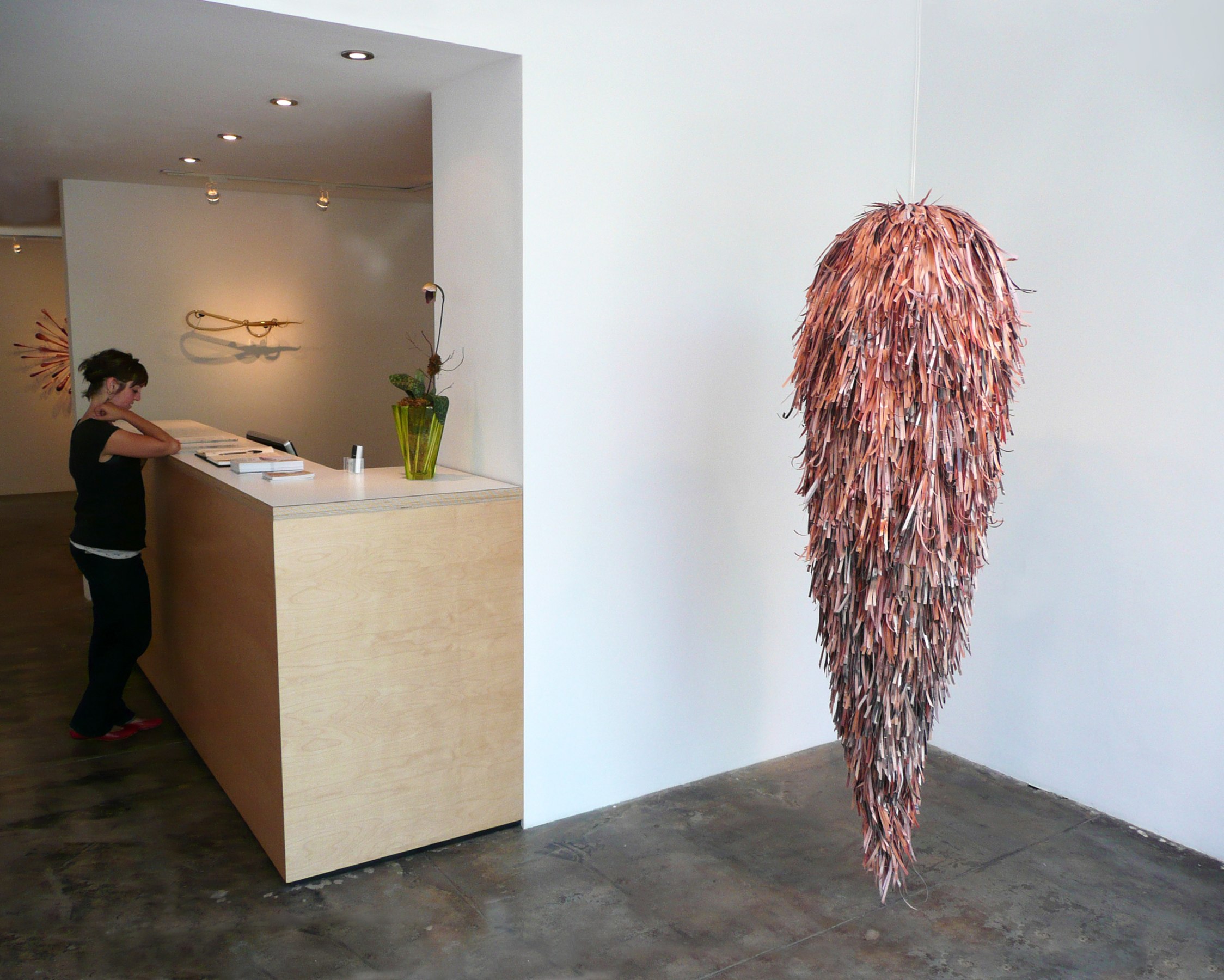 Installation View of David Adey: I've got a river of life flowing out of me