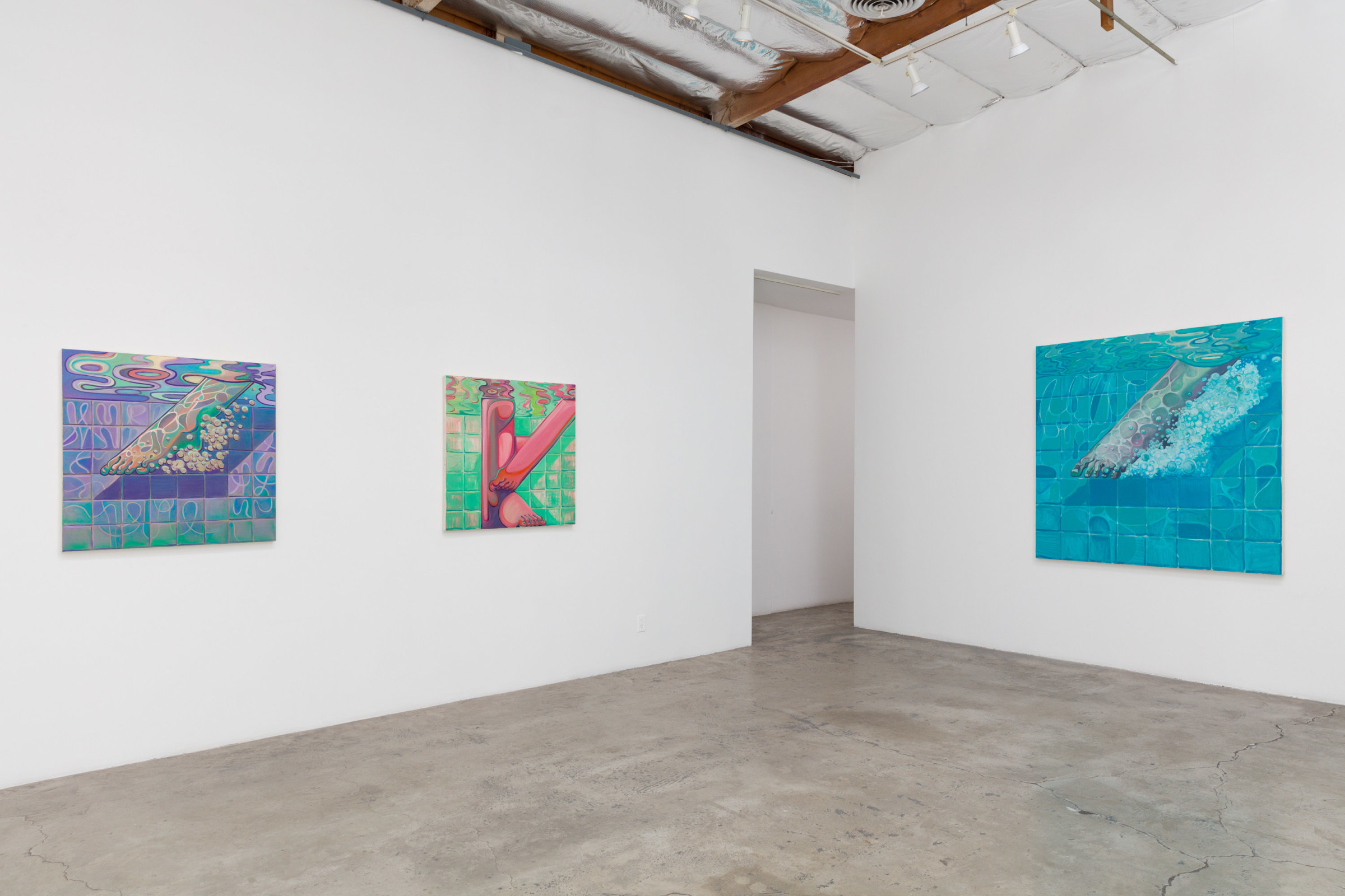 Installation View of Ethan Gill: New Paintings