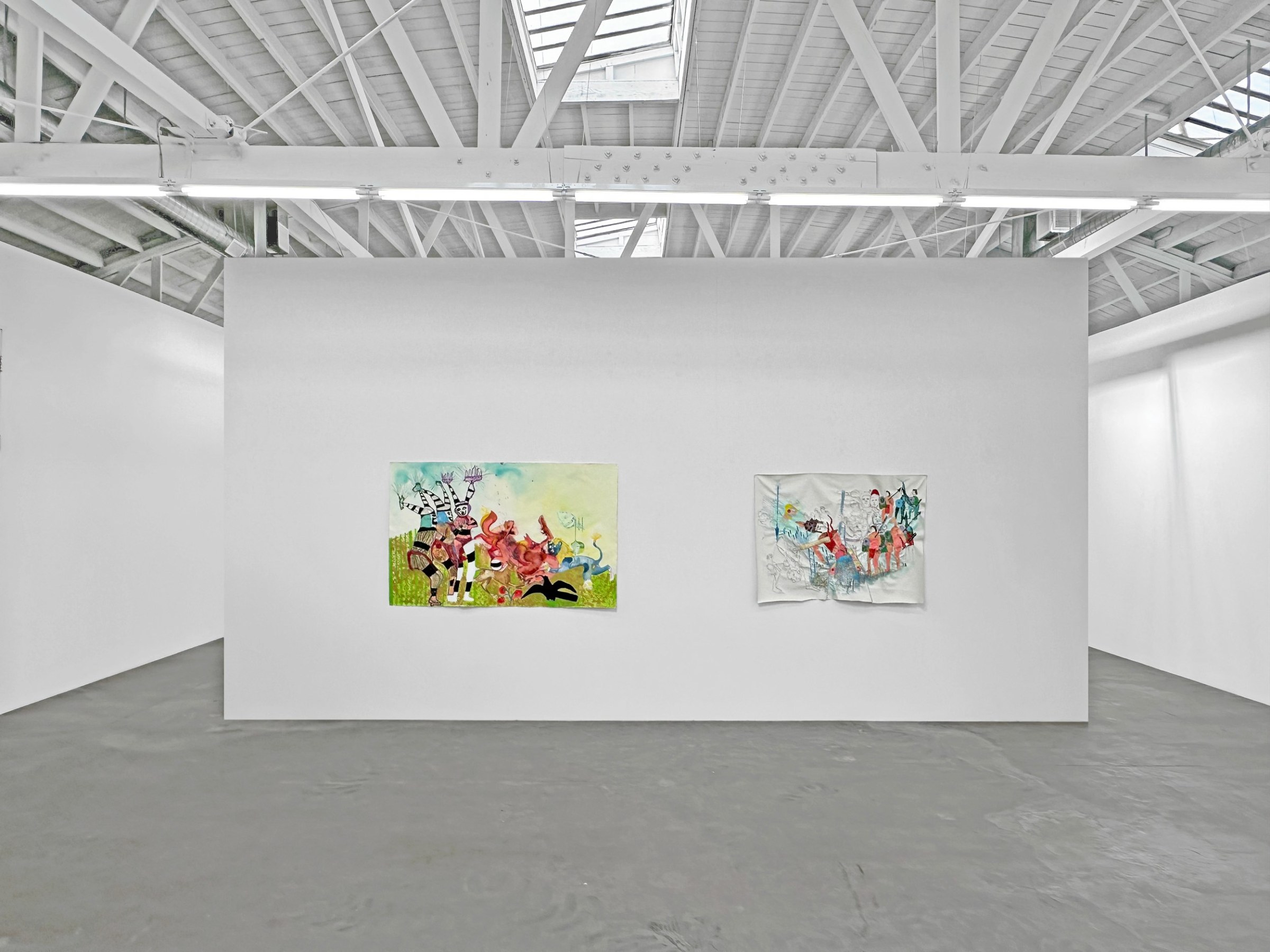 Installation view of GRISELDA ROSAS: Donde pas&oacute; antes (Where it happened before), on view from January 13 to February 17, 2024