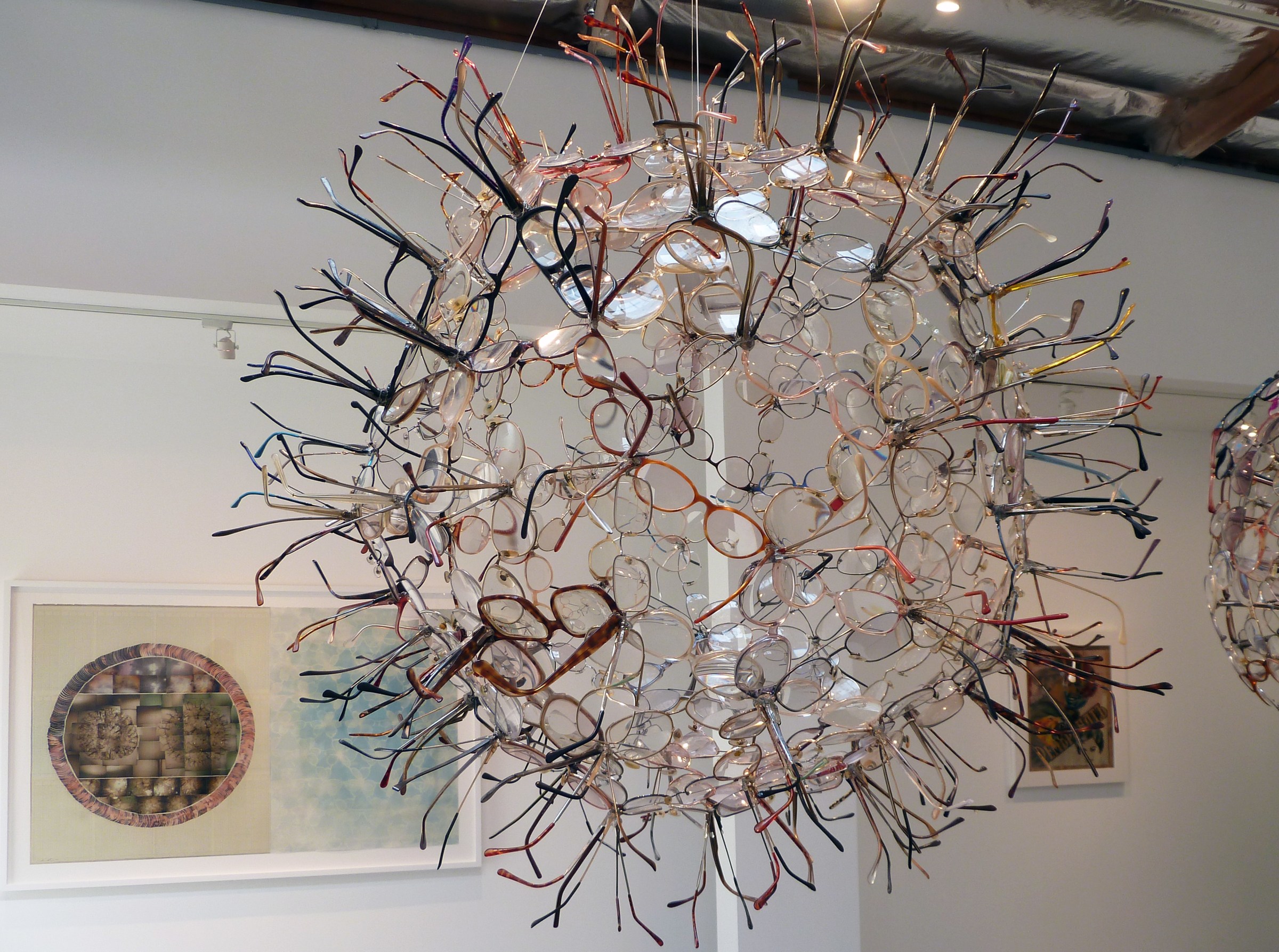 Installation View of Chris Lipomi and Jason Sherry: Works on Paper and Sculpture