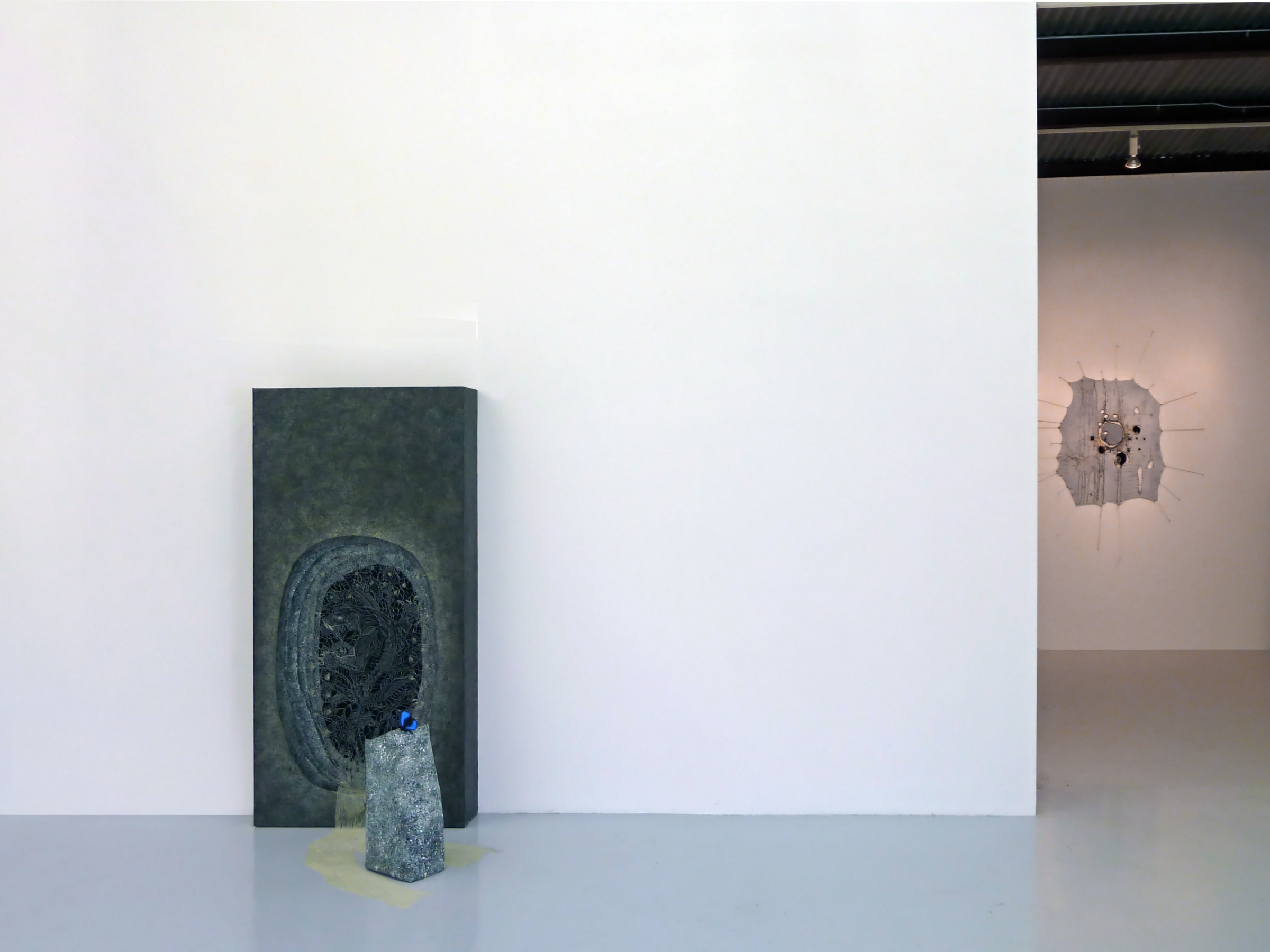 Installation View of we're not here to waste time