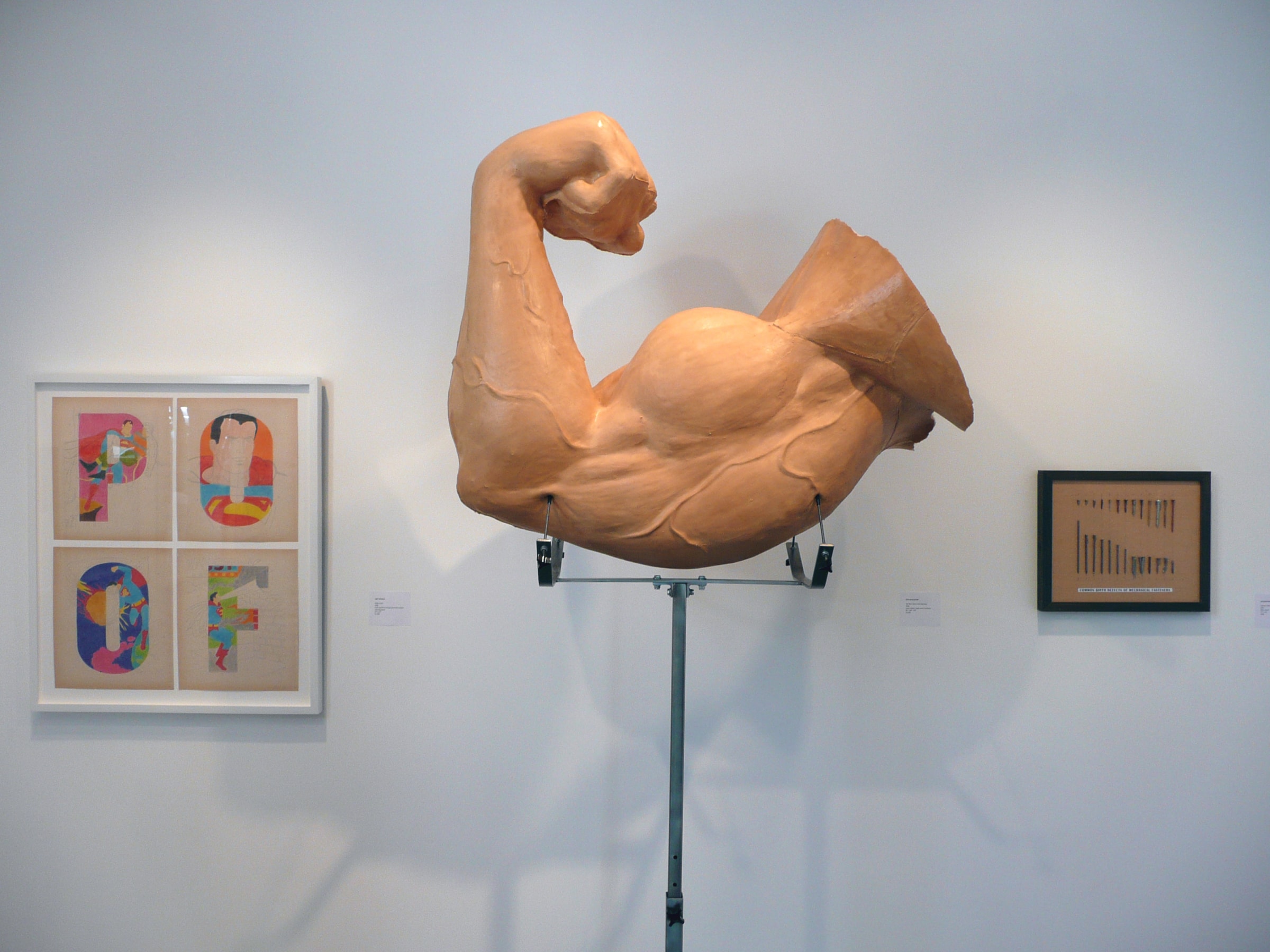 Installation View of COCKED! The Possessed Male: Object of Desire