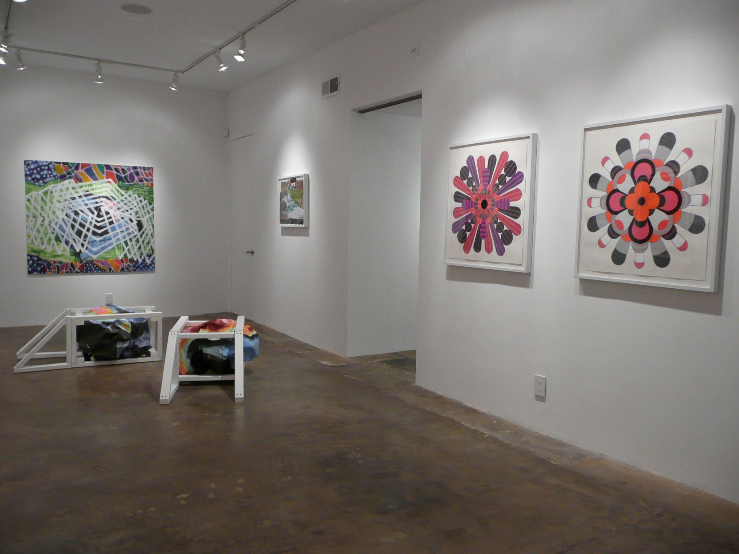 Installation View of Group Show: United States of Color vs. Grand Theft Auto
