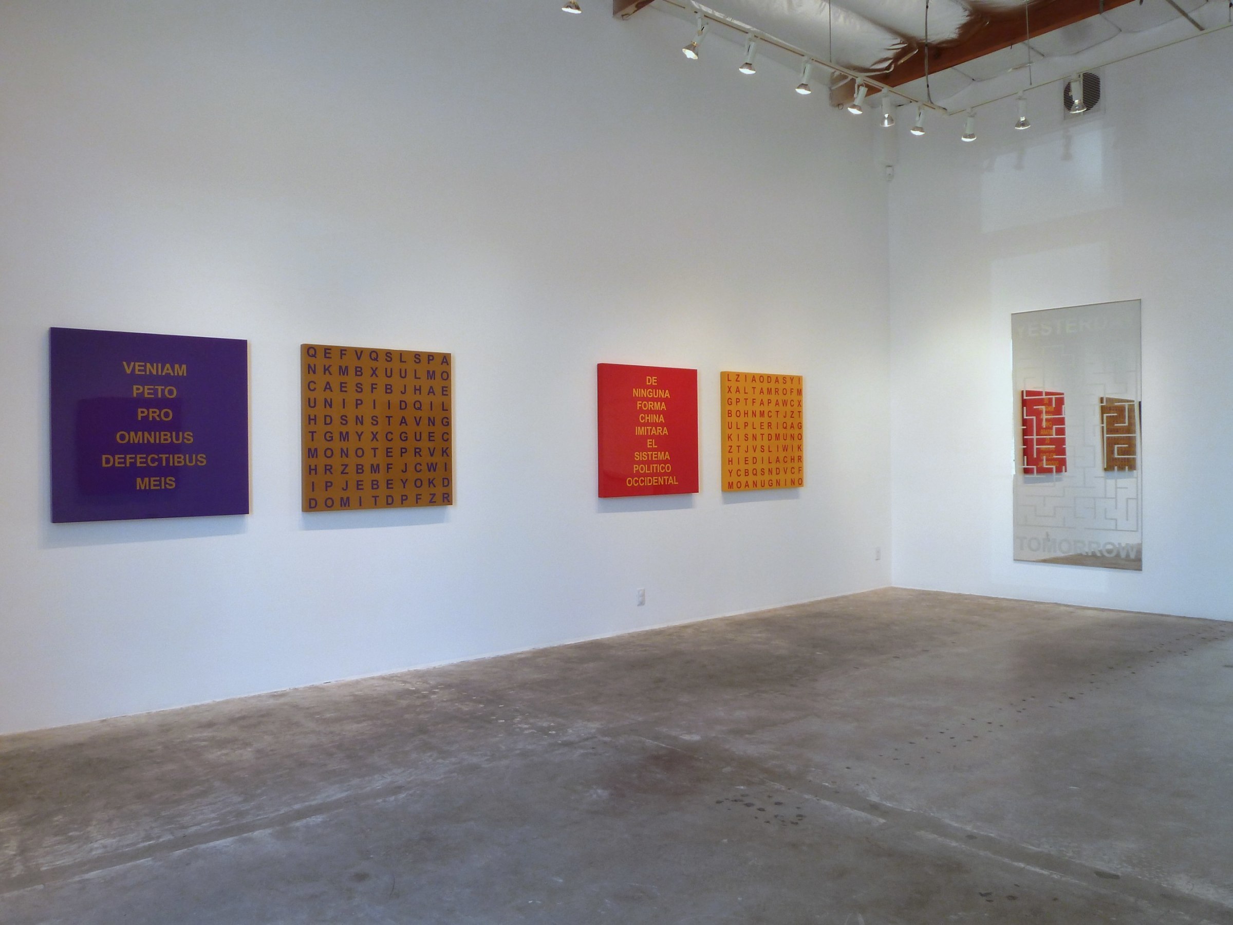 Installation View of Marcos Ram&iacute;rez ERRE: Playing Series Serious