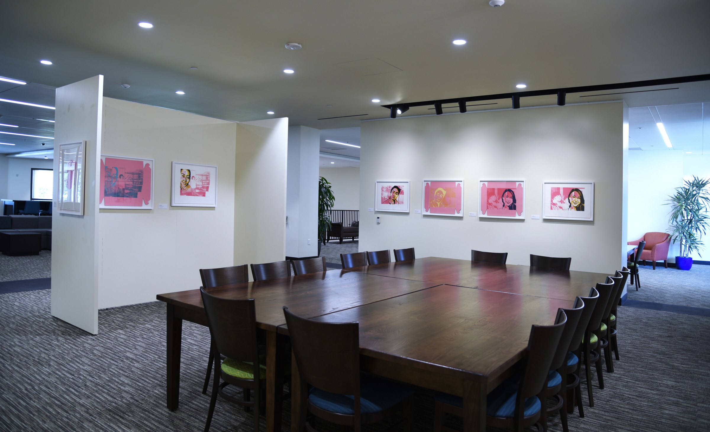 Installation view of&nbsp;Phung Huynh: Donut (W)hole, Pepperdine University: The Payson Library on view from May 2 - September 10, 2023
