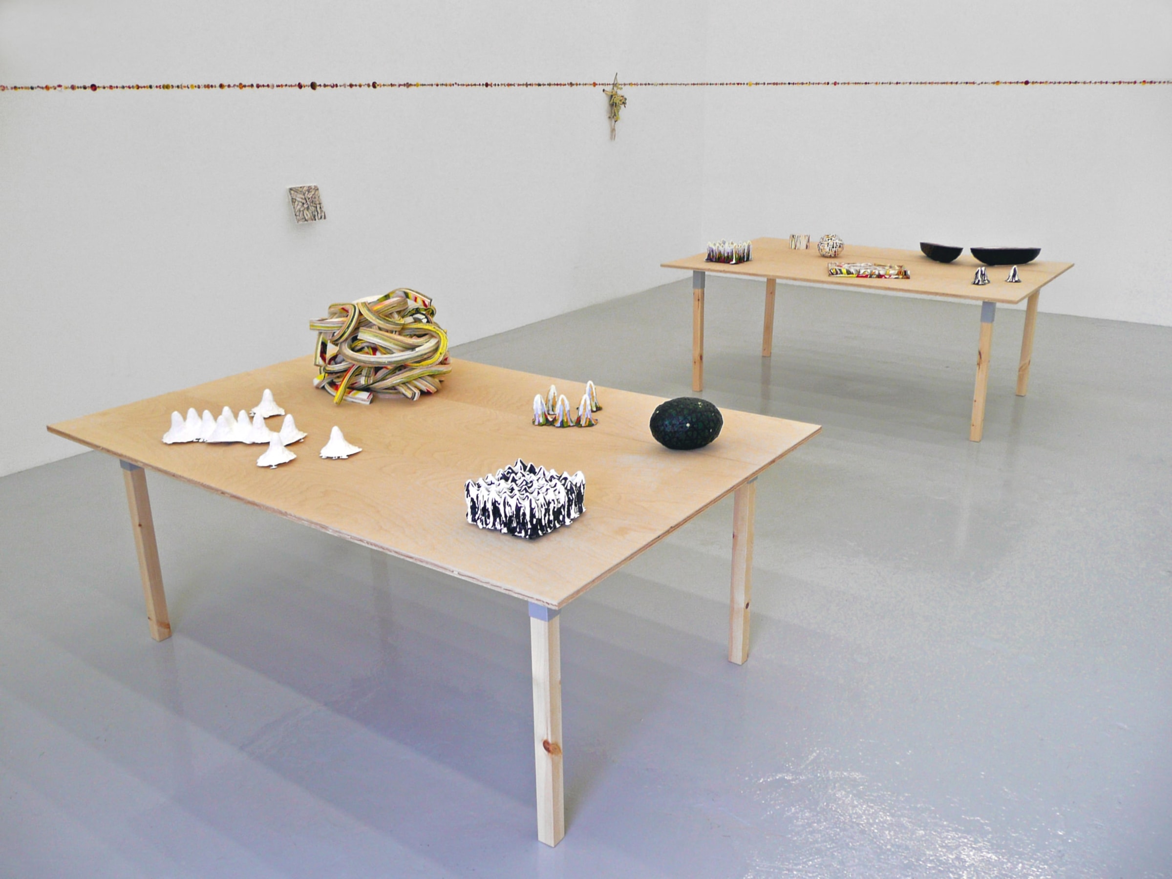 Installation View of Margie Livingston: Paint Objects