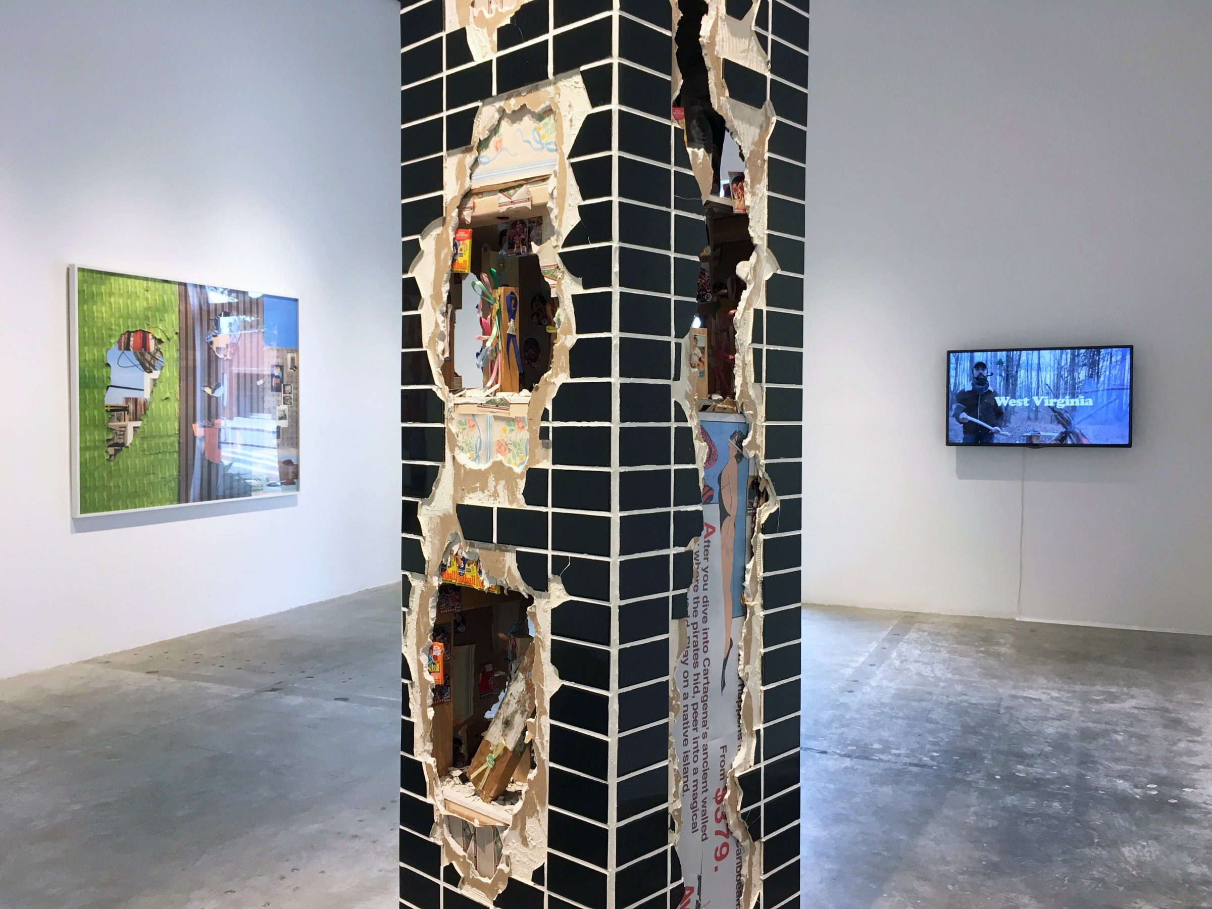 Installation View of Bryan Zanisnik: Skull Crusher 1964