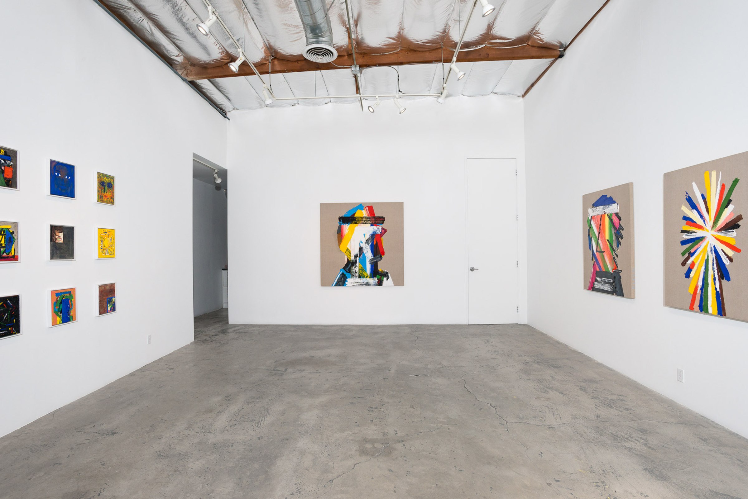 Installation View of Erik Olson: L.A. Paintings