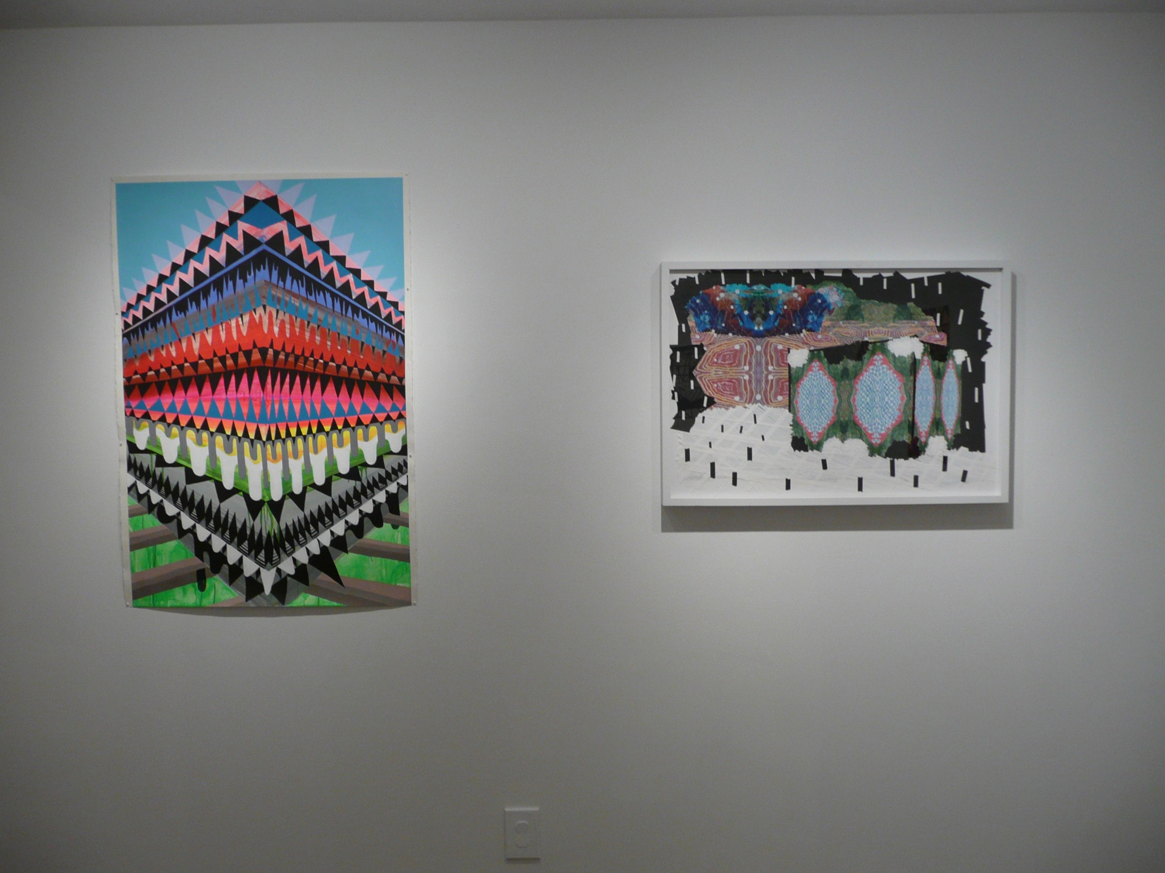 Installation View of Group Show: United States of Color vs. Grand Theft Auto