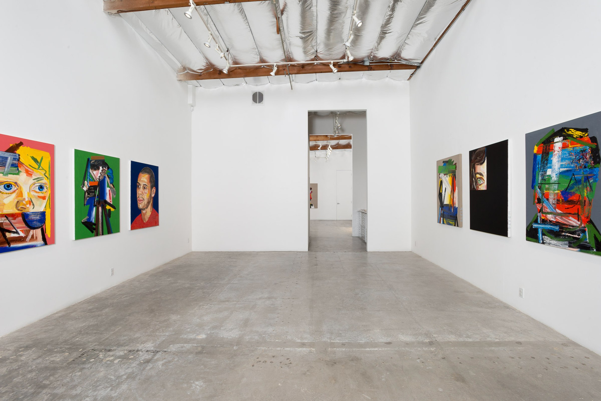 Installation View of Erik Olson: L.A. Paintings