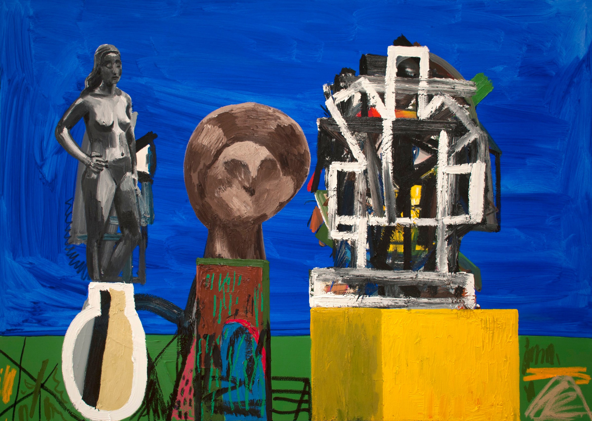 Erik Olson The Three Sculptures, 2018