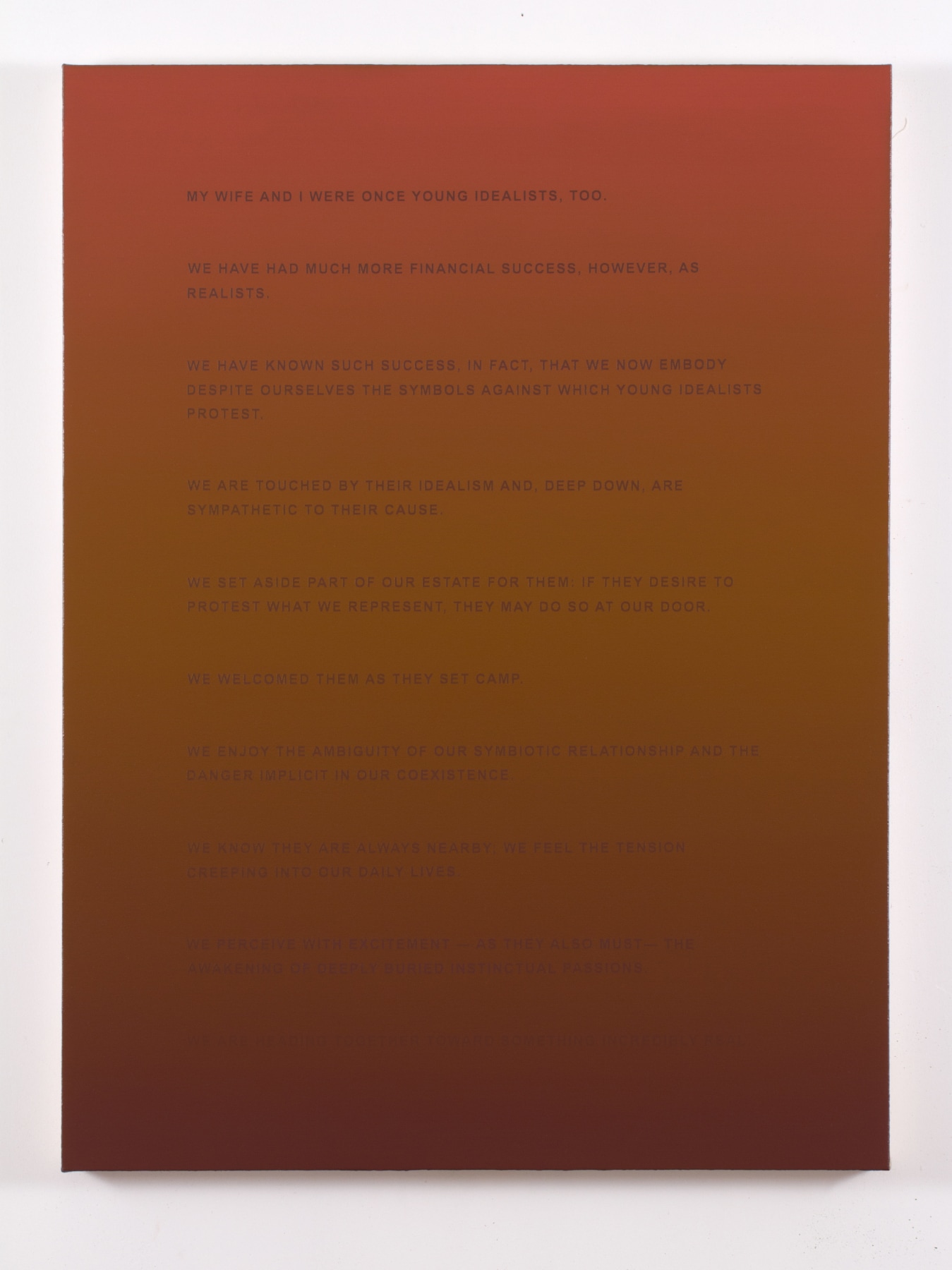 Nicholas Grenier The Patrons, 2013 Oil and acrylic on canvas ​40 x 30 in.