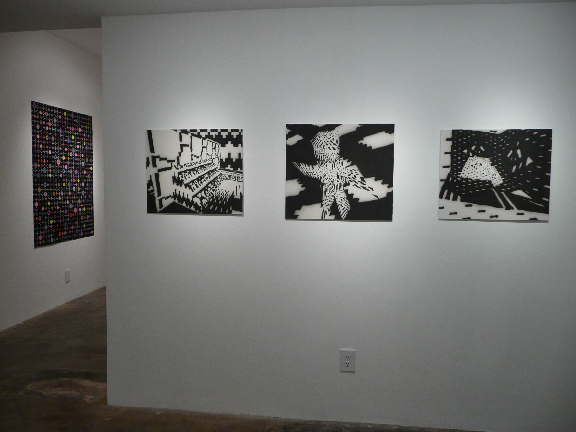 Installation View of Group Show: United States of Color vs. Grand Theft Auto